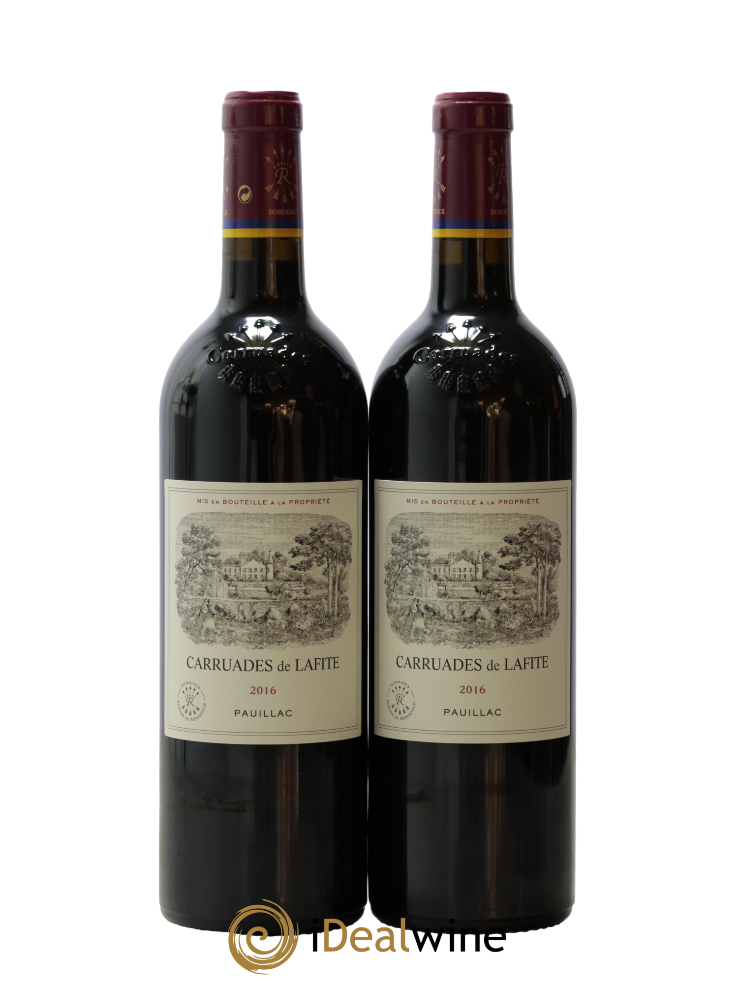 Carruades de Lafite Rothschild Second Vin 2016 - Posten von 2 Flaschen - 0