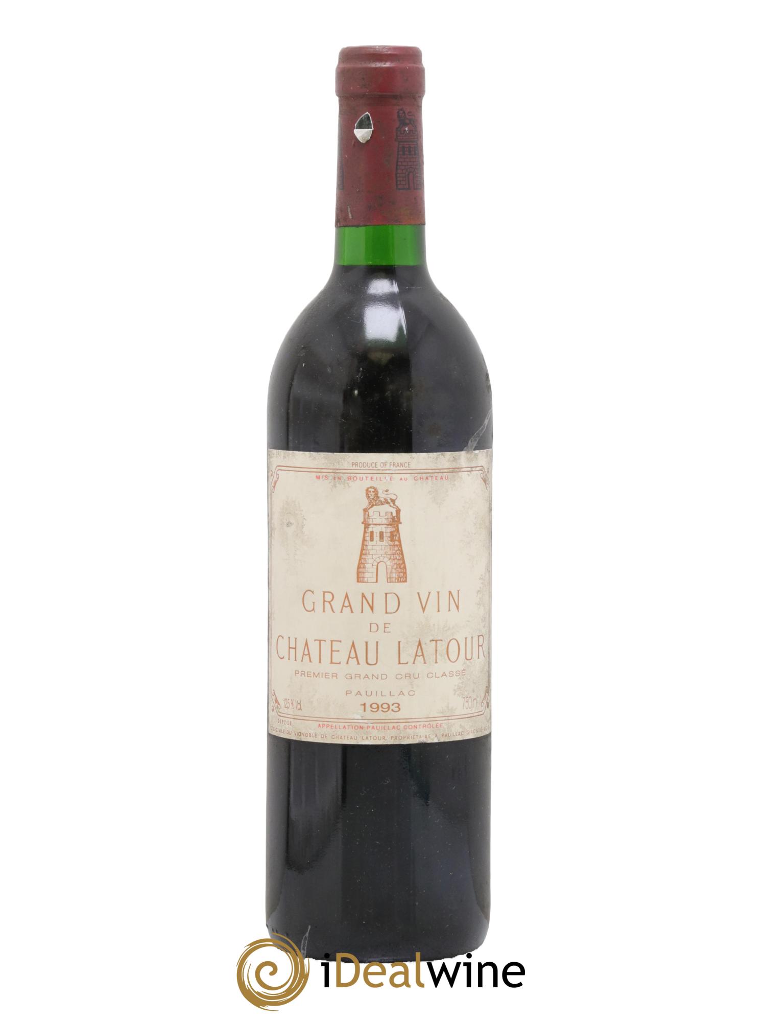 Château Latour 1er Grand Cru Classé 1993 - Lot of 1 bottle - 0