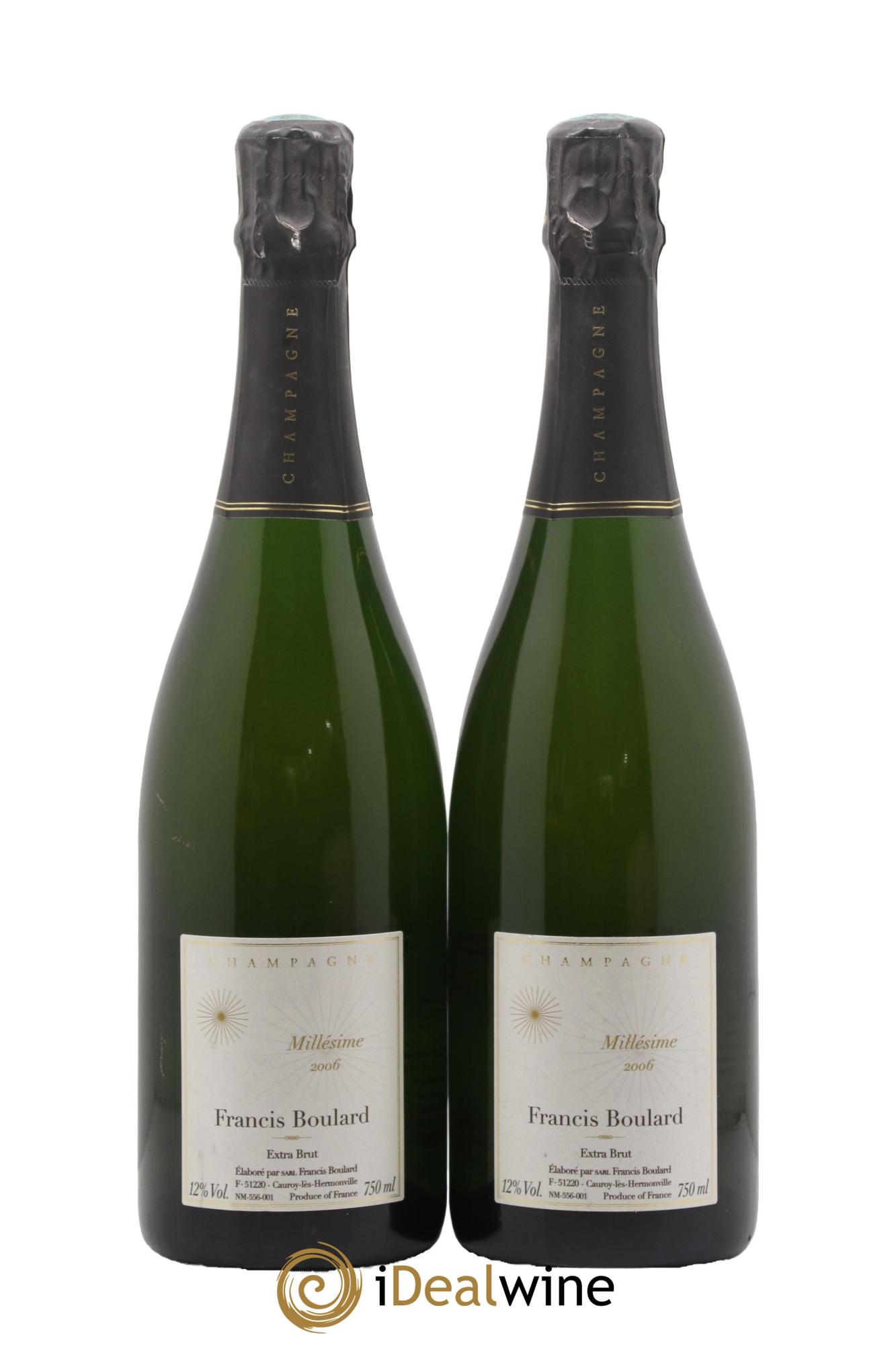 Extra-Brut Francis Boulard 2006 - Lot de 2 bouteilles - 0