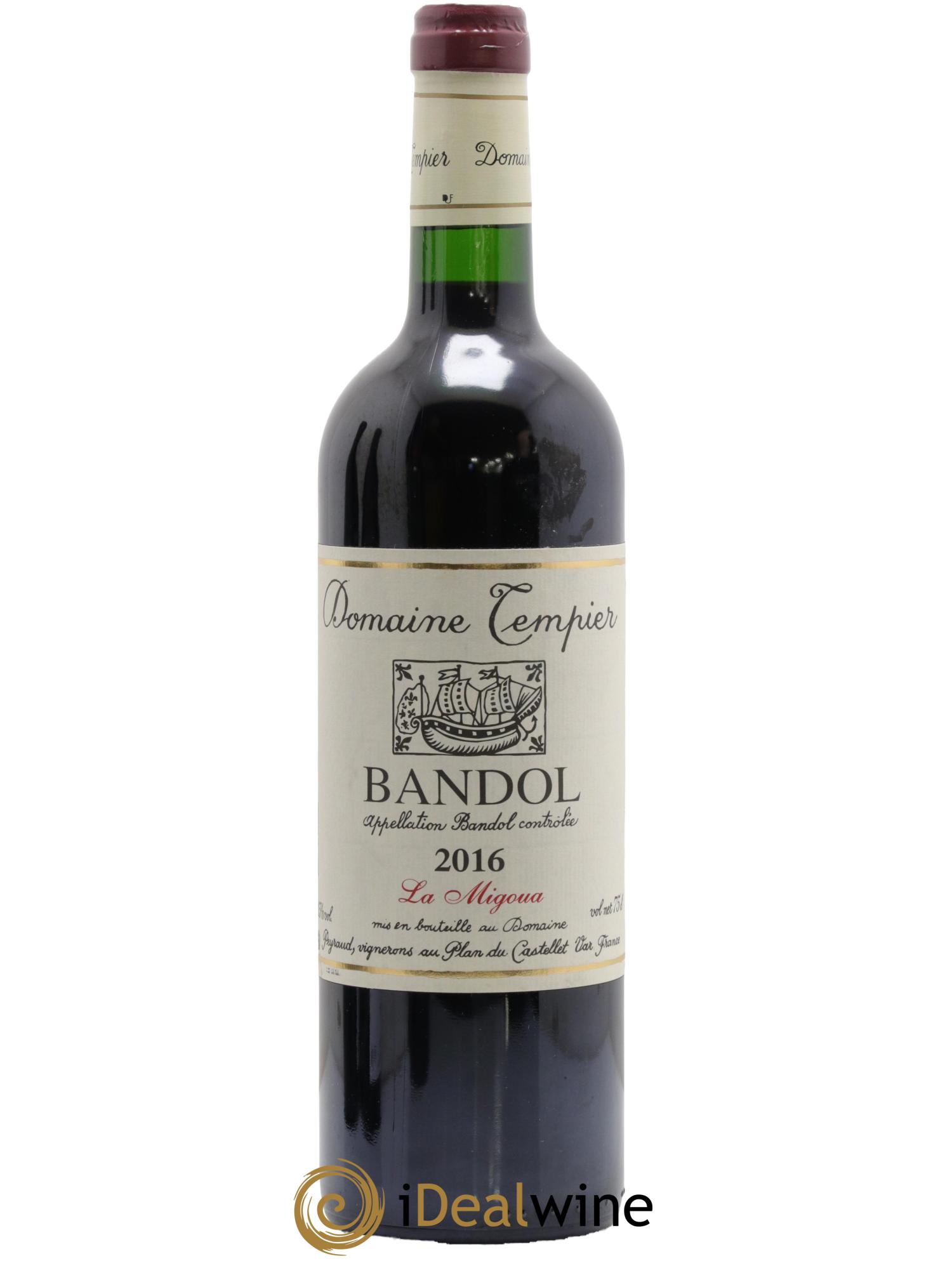 Bandol Domaine Tempier Cuvée La Migoua Famille Peyraud 2016 - Lot de 1 bouteille - 0