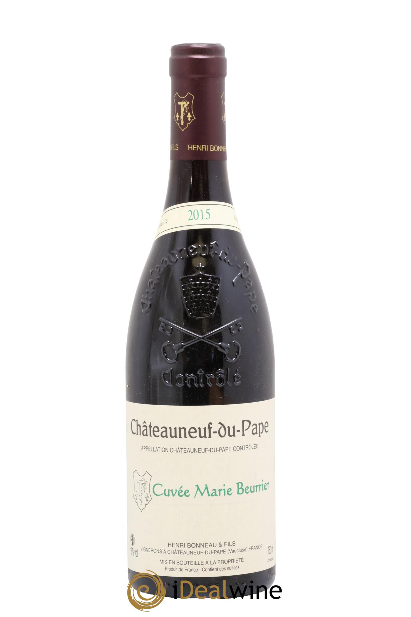 Châteauneuf-du-Pape Marie Beurrier Henri Bonneau & Fils 2015 - Lotto di 1 bottiglia - 0