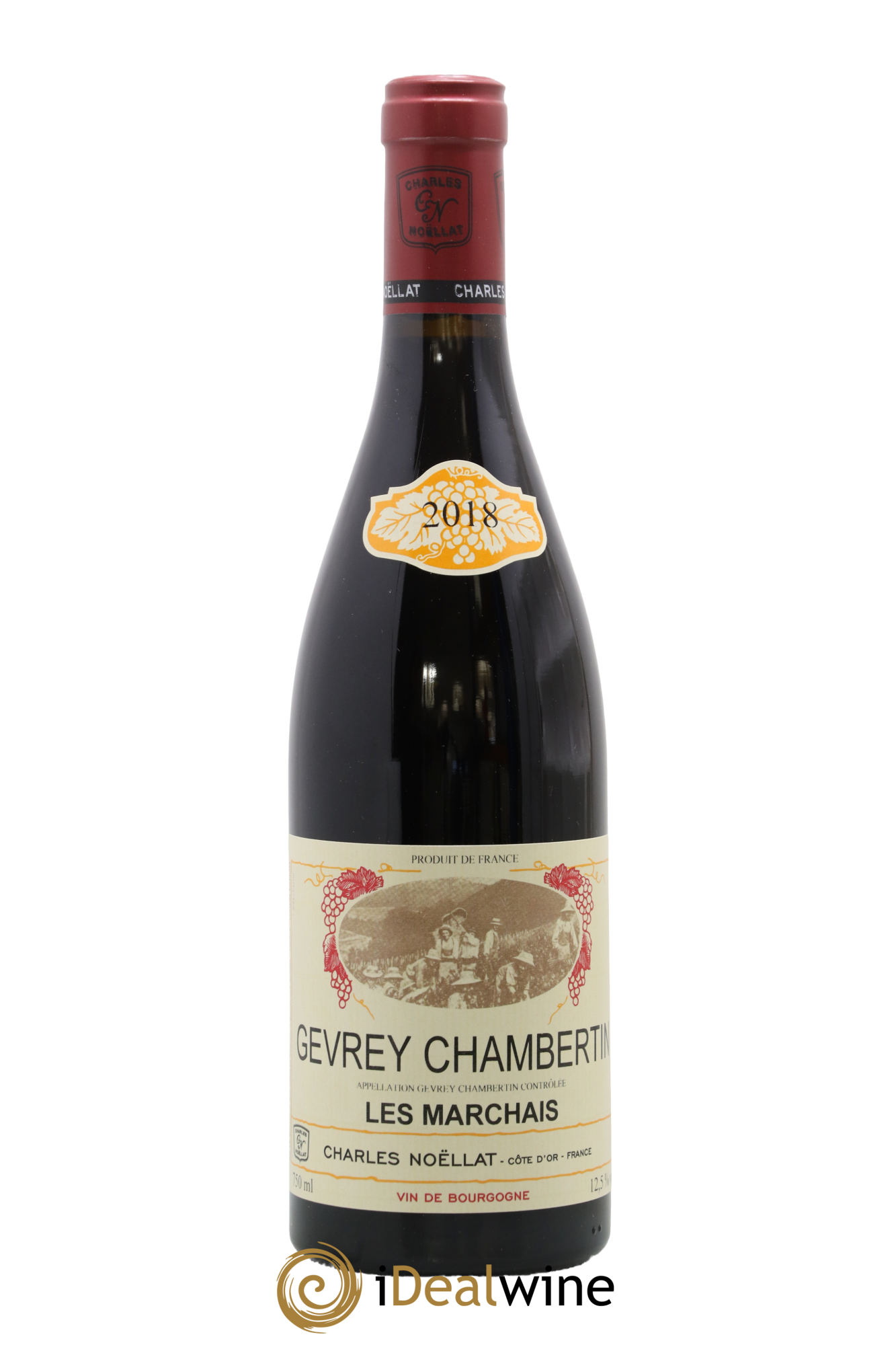 Gevrey-Chambertin Les Marchais Charles Noëllat 2018 - Lot de 1 bouteille - 0