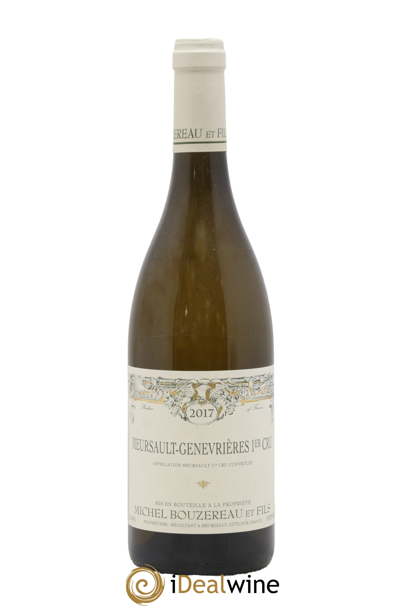 Meursault 1er Cru Les Genevrières Michel Bouzereau et Fils (Domaine) 2017 - Lot de 1 bouteille - 0