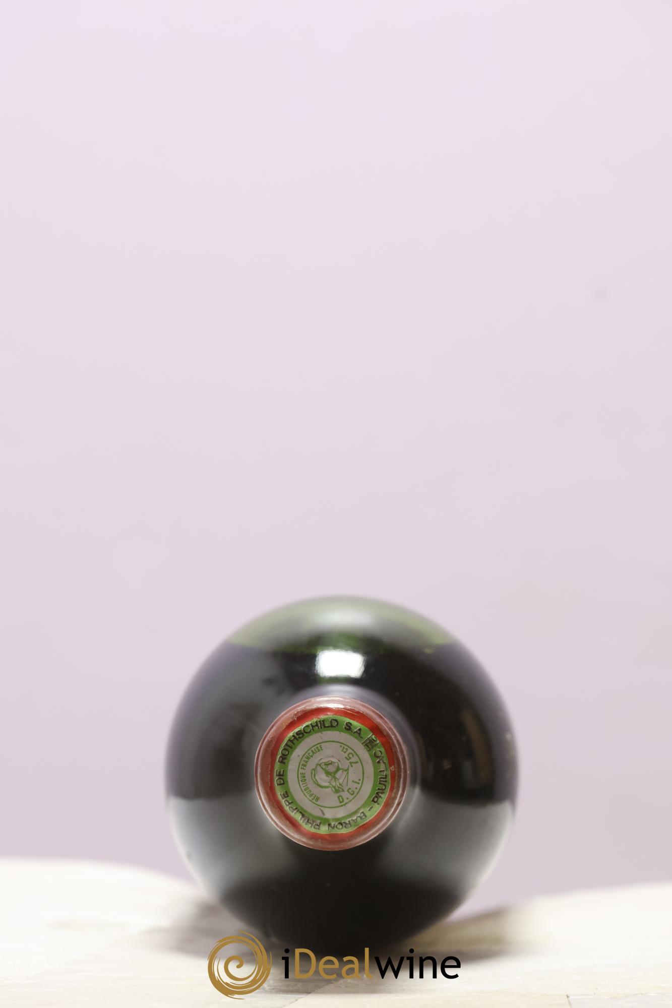 Château Mouton Rothschild 1er Grand Cru Classé 1983 - Lot de 1 bouteille - 1