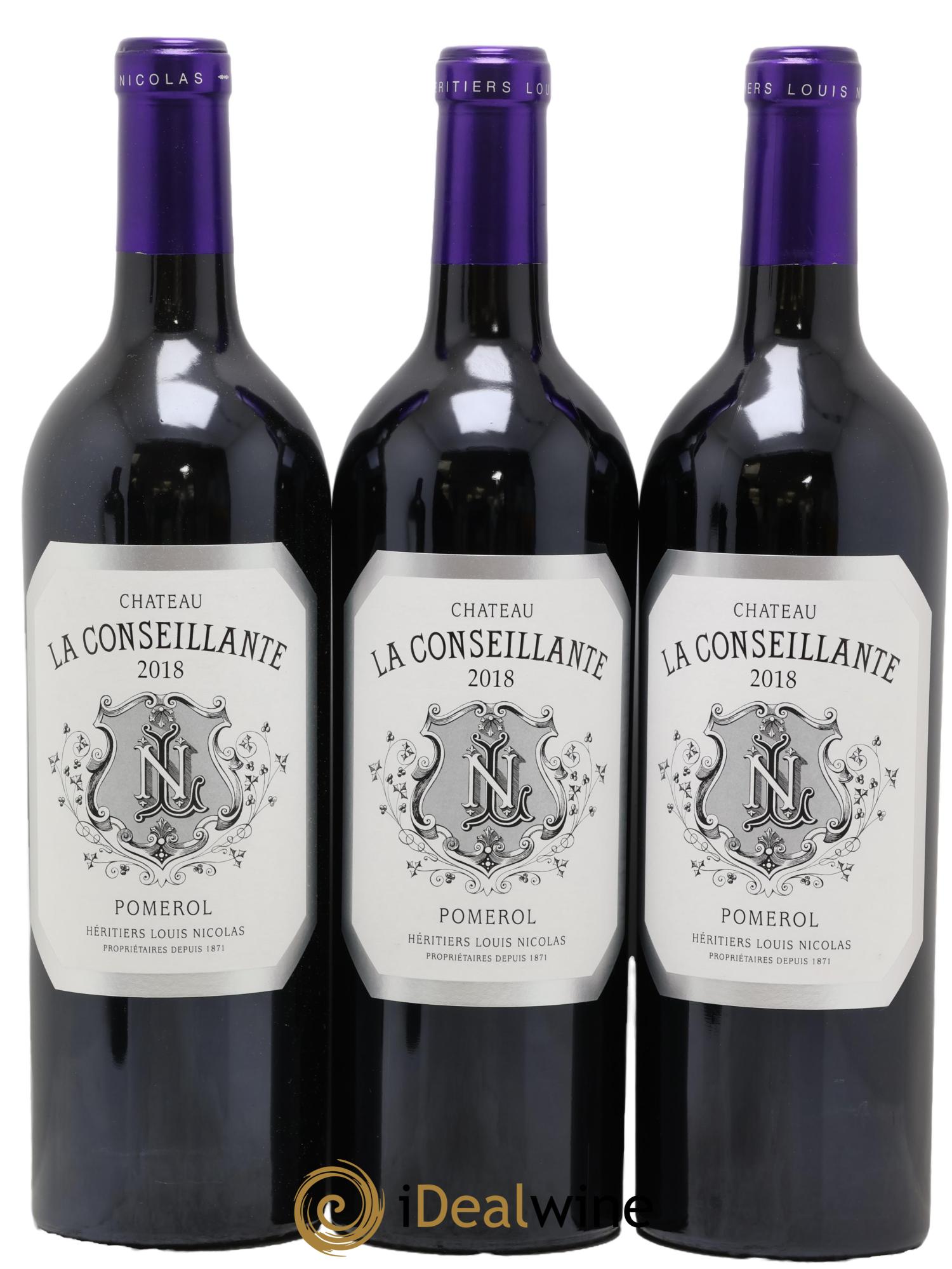 Château la Conseillante 2018 - Lot of 3 bottles - 0