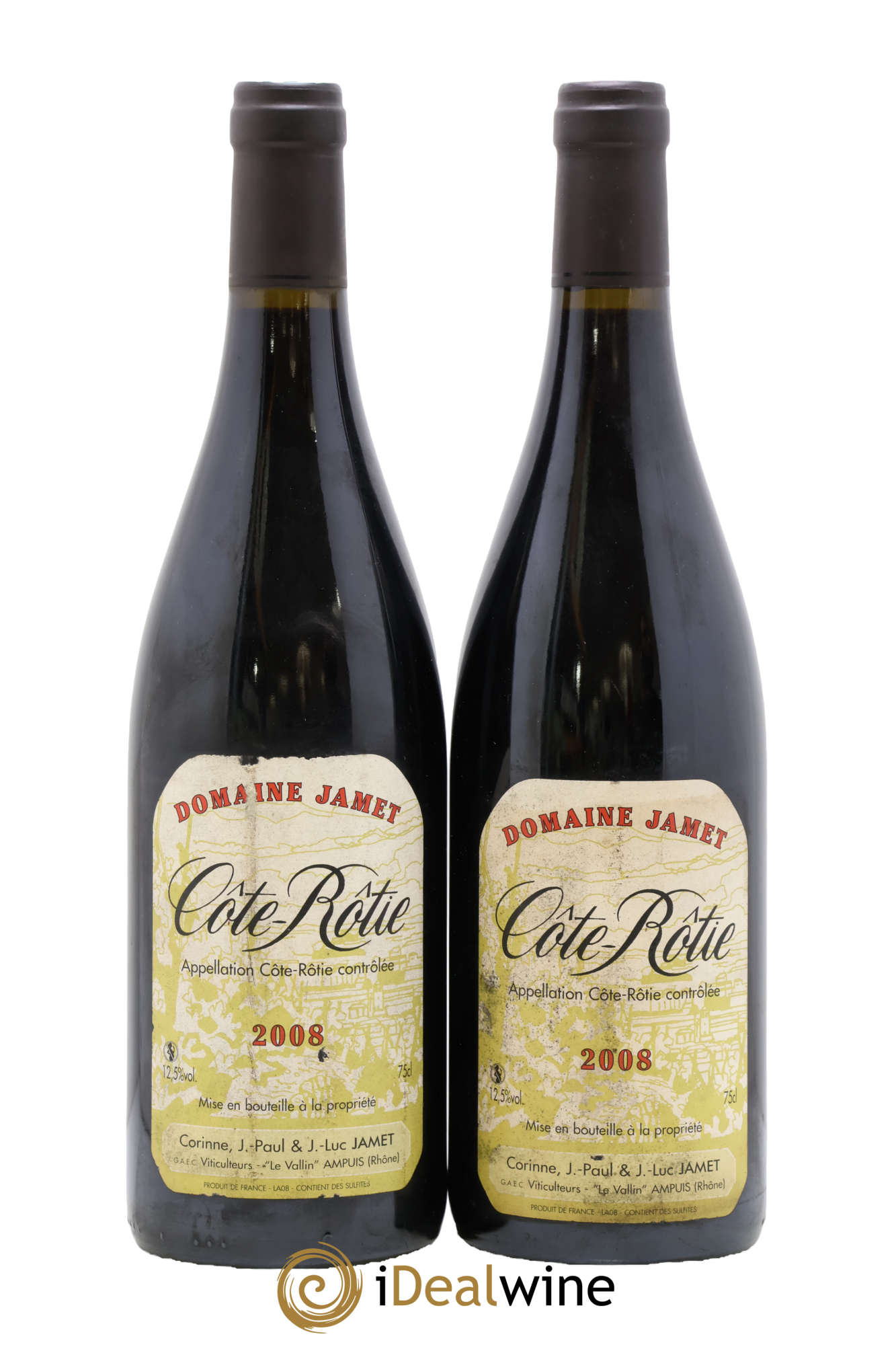 Côte-Rôtie Jamet (Domaine) 2008 - Lot de 2 bouteilles - 0