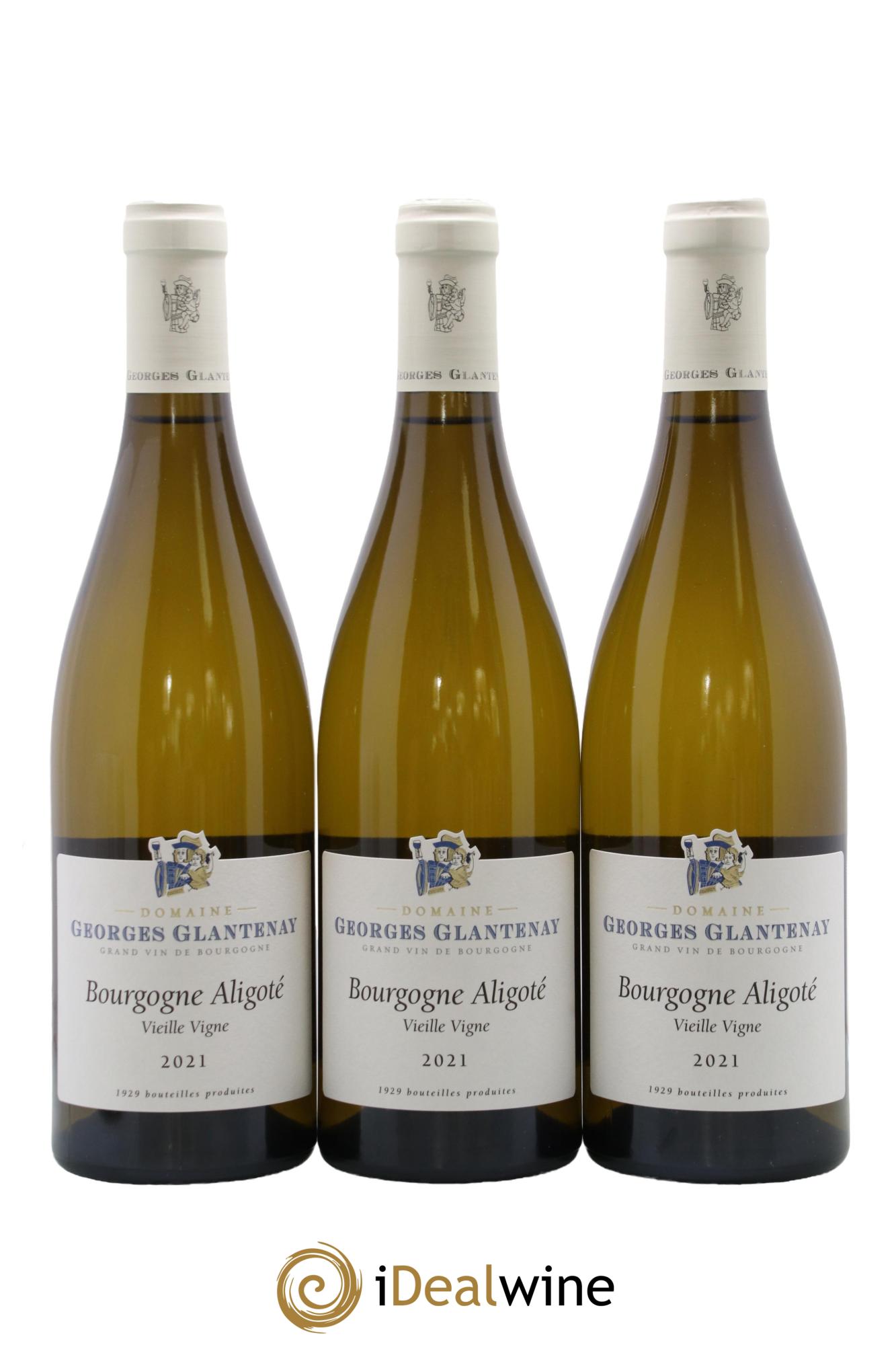 Bourgogne Aligoté Vieille Vigne Domaine Glantenay 2021 - Lot de 3 bouteilles - 0