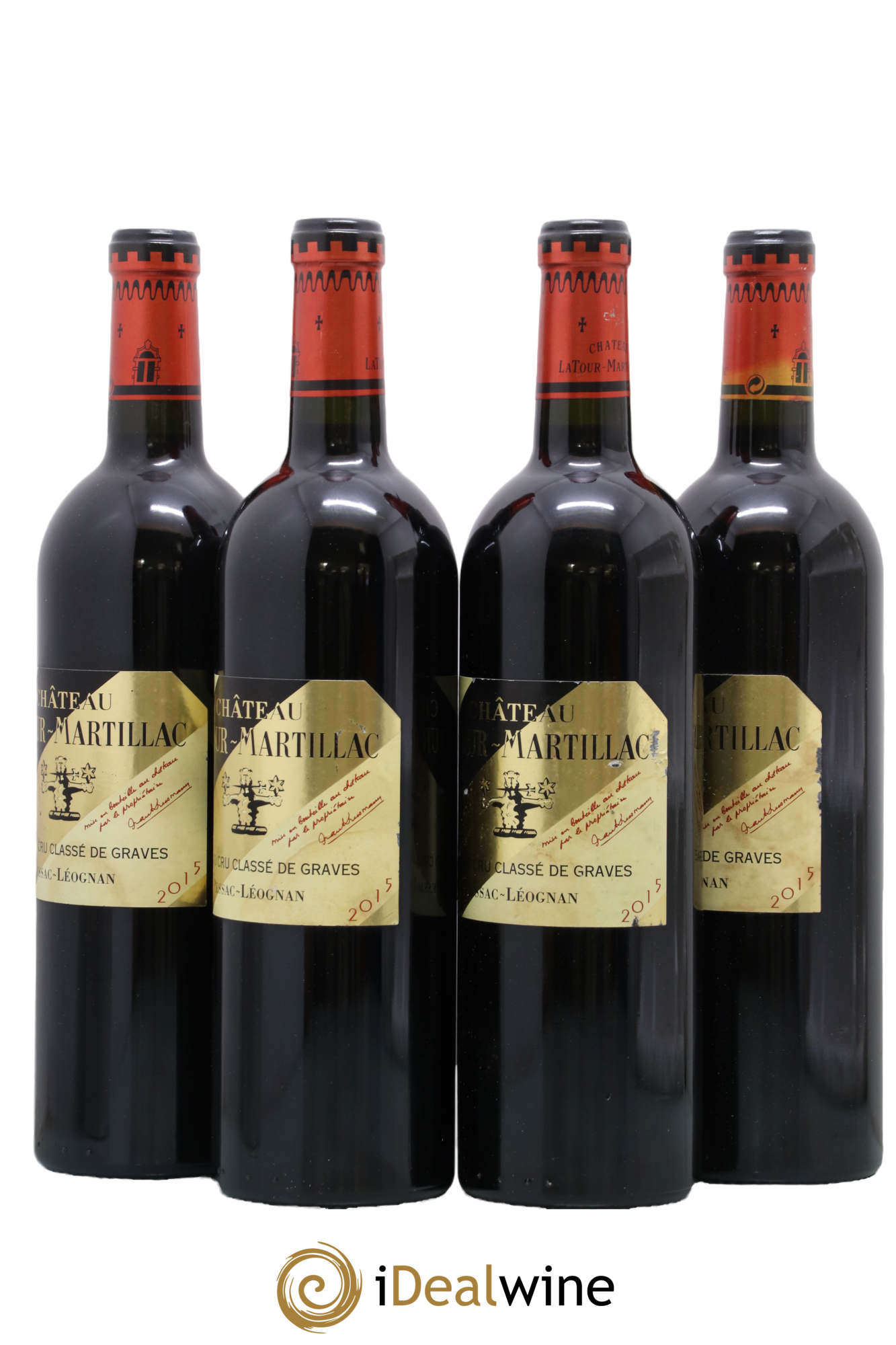 Château Latour-Martillac Cru Classé de Graves 2015 - Lot de 4 bouteilles - 1