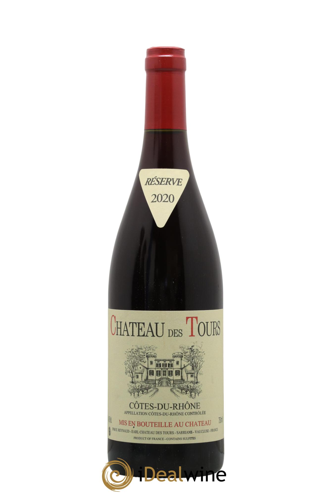 Côtes-du-Rhône Château des Tours Emmanuel Reynaud 2020 - Lot de 1 bouteille - 0