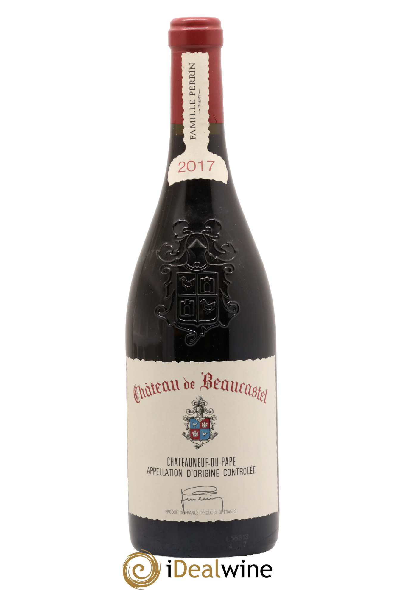 Châteauneuf-du-Pape Château de Beaucastel Famille Perrin 2017 - Lot of 1 bottle - 0