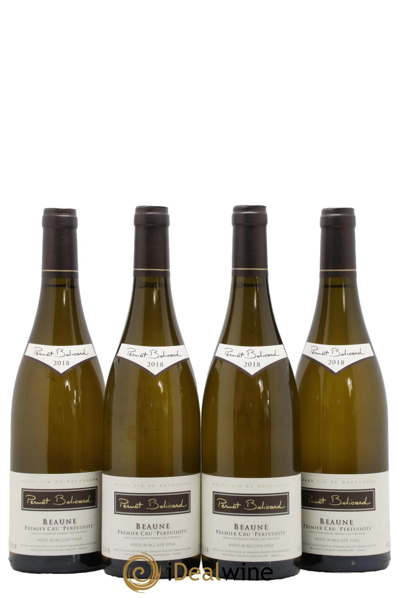 Beaune 1er Cru Les Pertuisots Pernot-Belicard 2018 - Lot de 4 bouteilles - 0