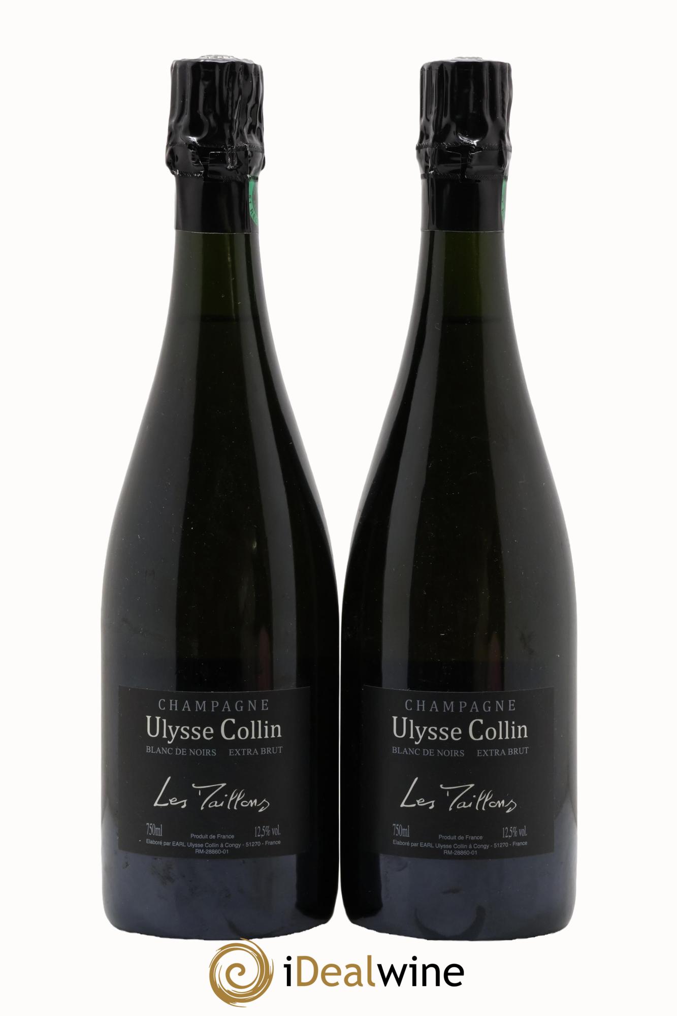 Les Maillons Blanc de Noirs Extra-Brut Ulysse Collin - Posten von 2 Flaschen - 0