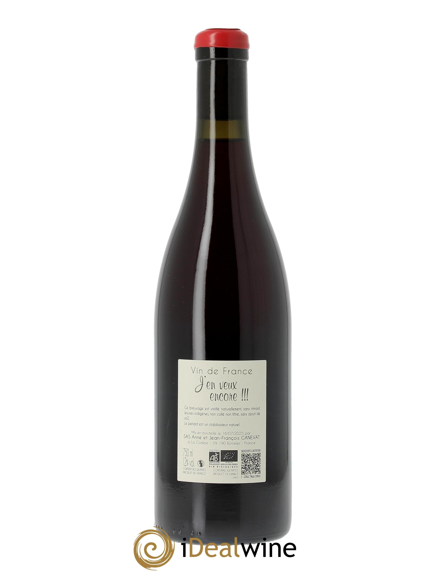 Vin de France J'en veux encore Anne et Jean François Ganevat  2024 - Lot de 1 bouteille - 1