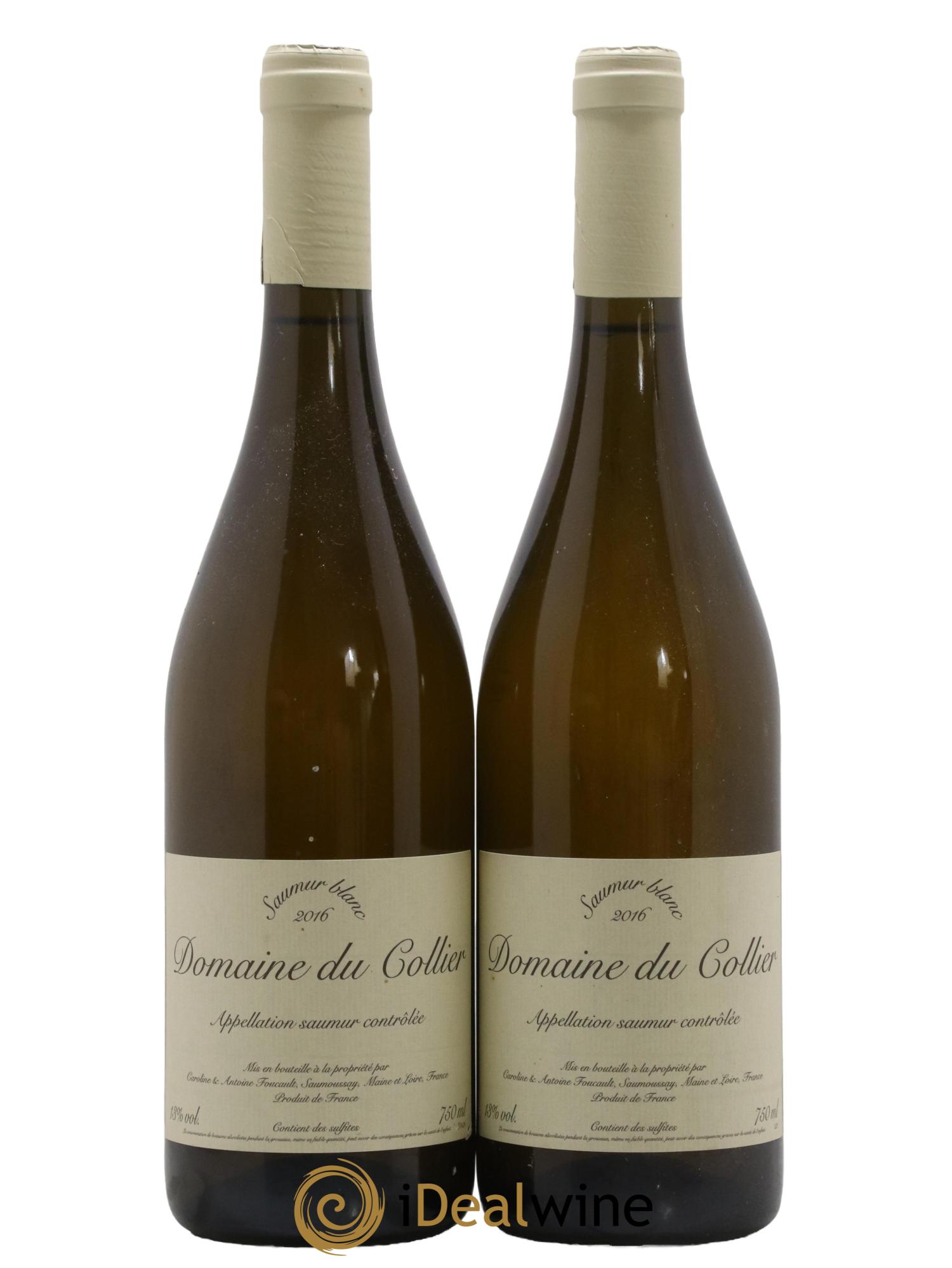 Saumur Domaine du Collier 2016 - Lot de 2 bouteilles - 0