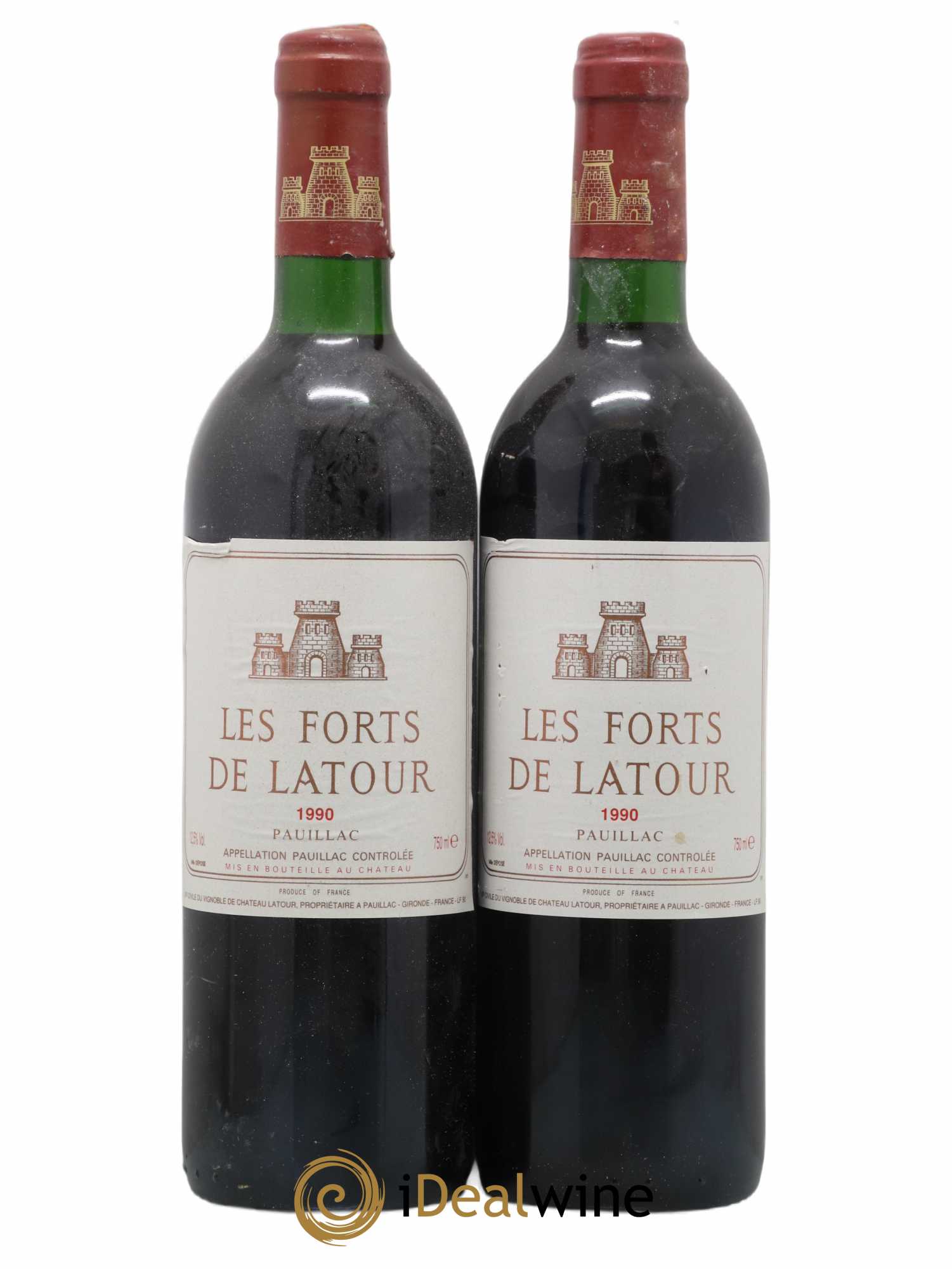 Les Forts de Latour Second Vin 1990 - Lot de 2 bouteilles - 0