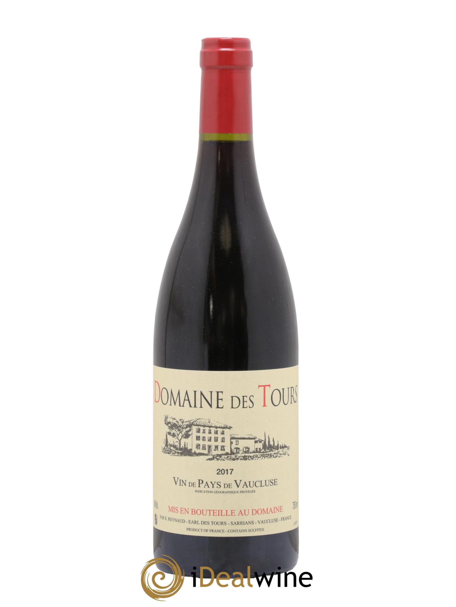 Vaucluse (Vin de Pays de Vaucluse) Domaine des Tours Emmanuel Reynaud 2017 - Lot de 1 bouteille - 0
