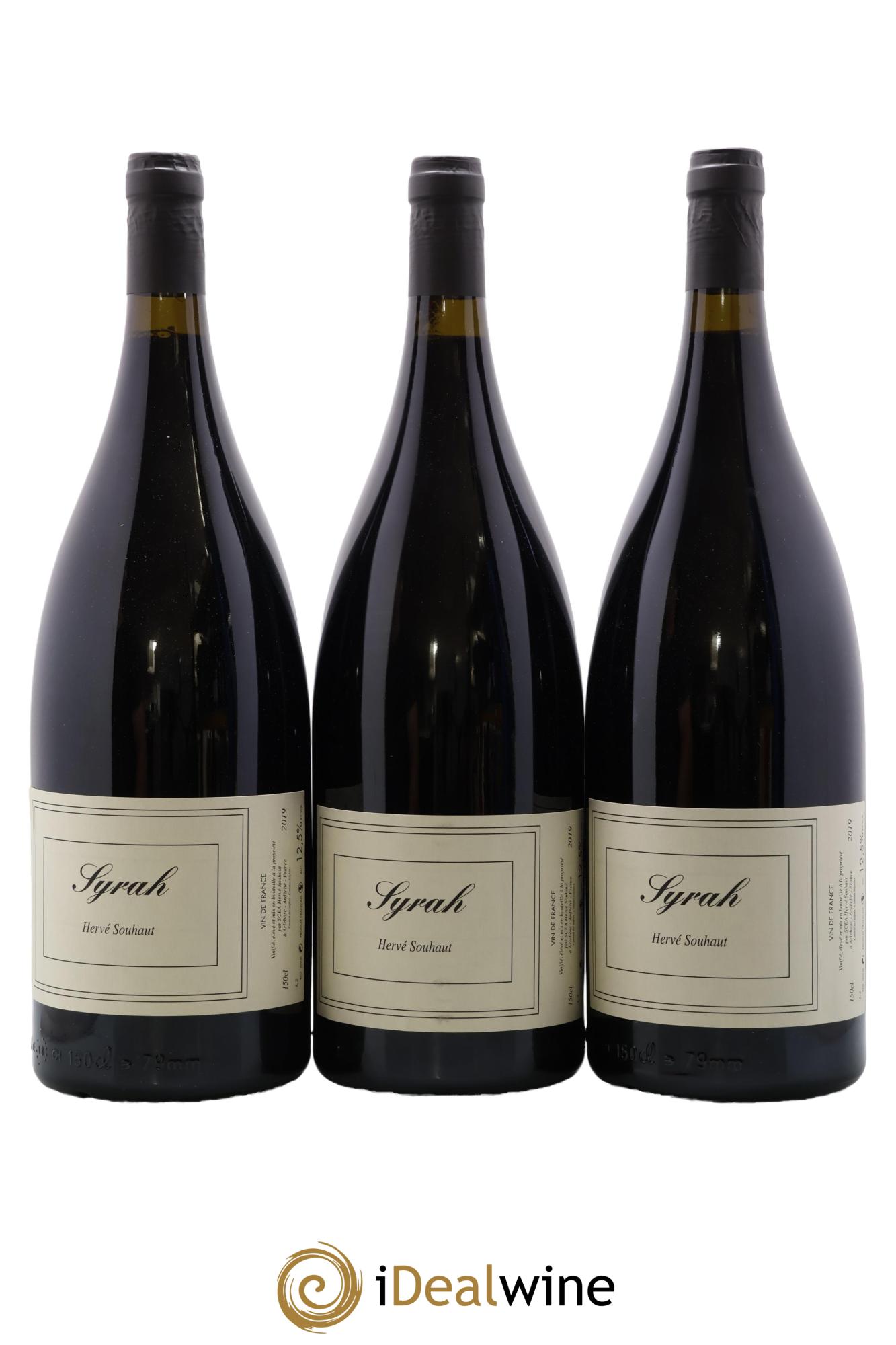 Vin de France Syrah Hervé Souhaut - Domaine Romaneaux-Destezet 2019 - Lot de 3 magnums - 0