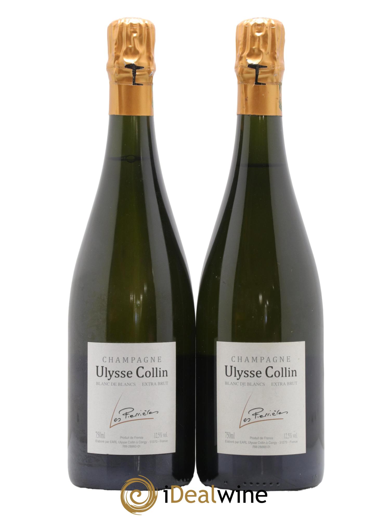 Les Pierrières Blancs de Blancs Extra-Brut Ulysse Collin - Lot of 2 bottles - 0