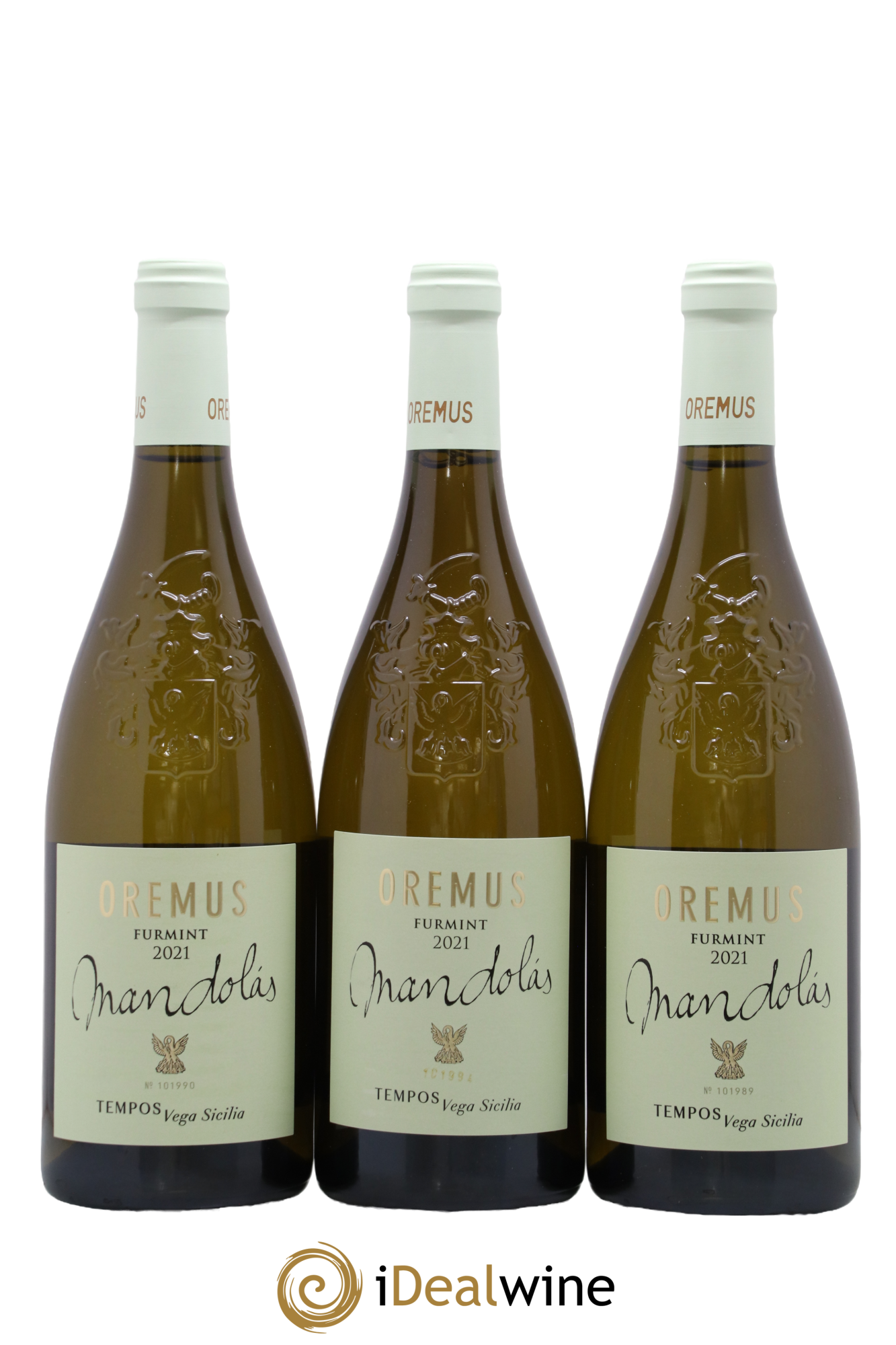 Tokaj Oremus PDO Mandolas Vega Sicilia 2021 - Lot de 3 bouteilles - 0
