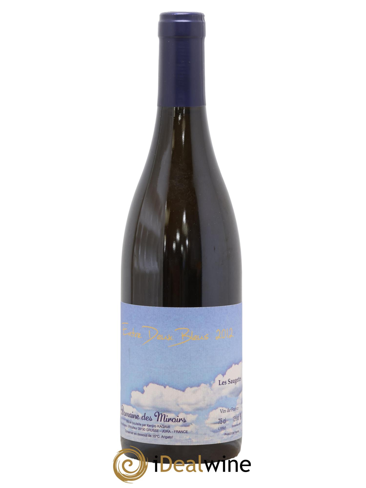Vin de France Entre Deux Bleus Les saugettes Kenjiro Kagami - Domaine des Miroirs 2012 - Posten von 1 Flasche - 0
