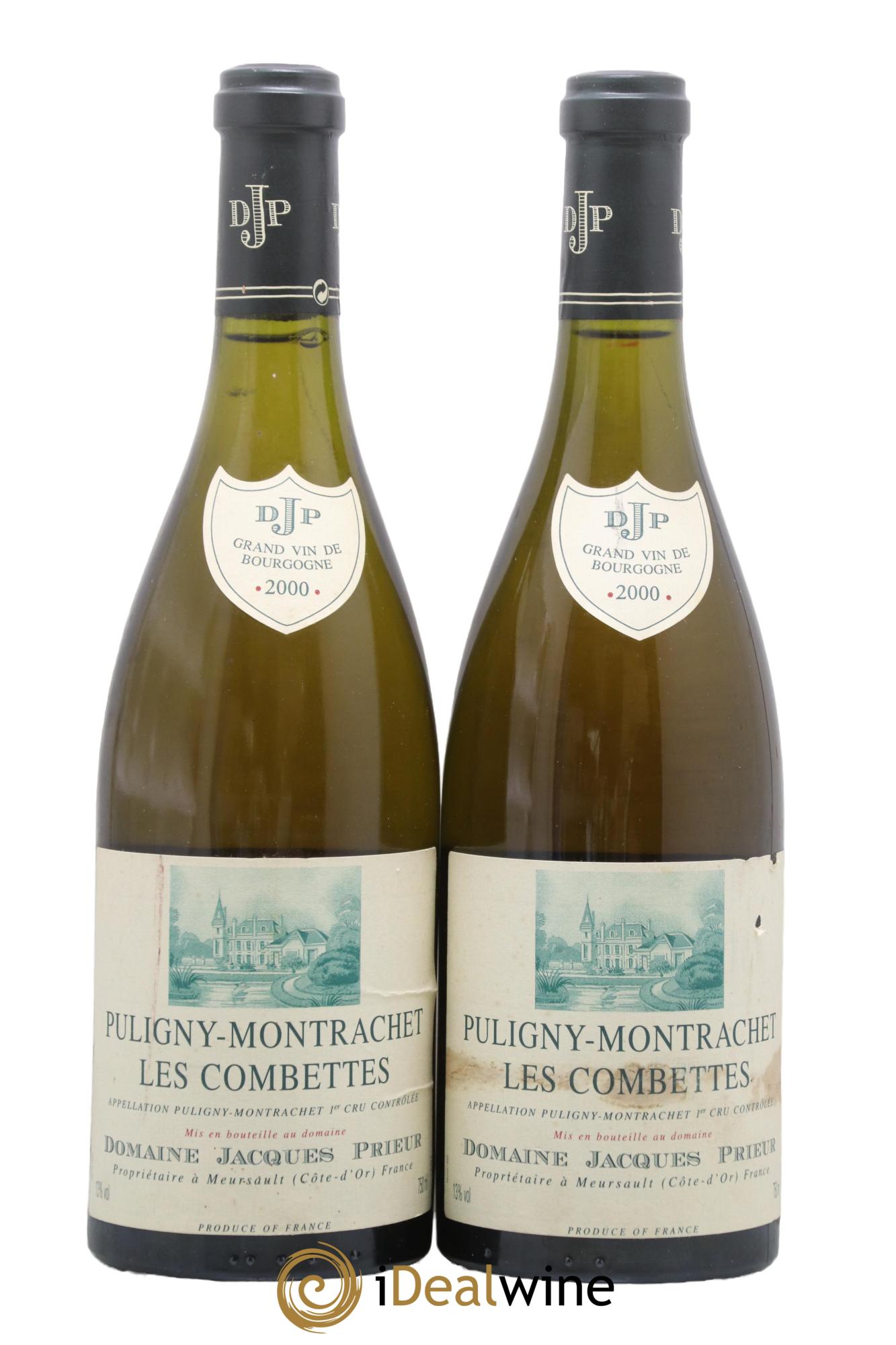 Puligny-Montrachet 1er Cru Les Combettes Jacques Prieur (Domaine) 2000 - Lot de 2 bouteilles - 0