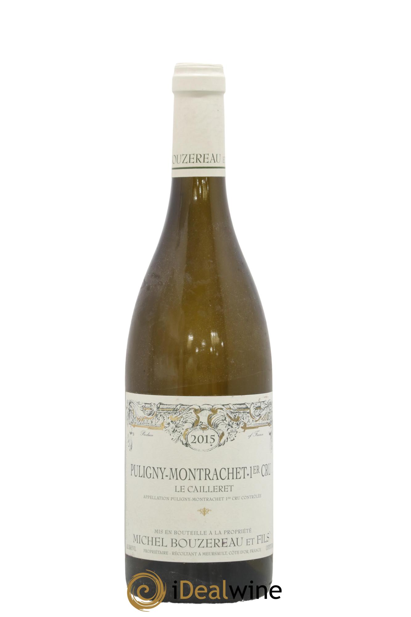 Puligny-Montrachet 1er Cru Le Cailleret Michel Bouzereau et Fils (Domaine) 2015 - Lot de 1 bouteille - 0