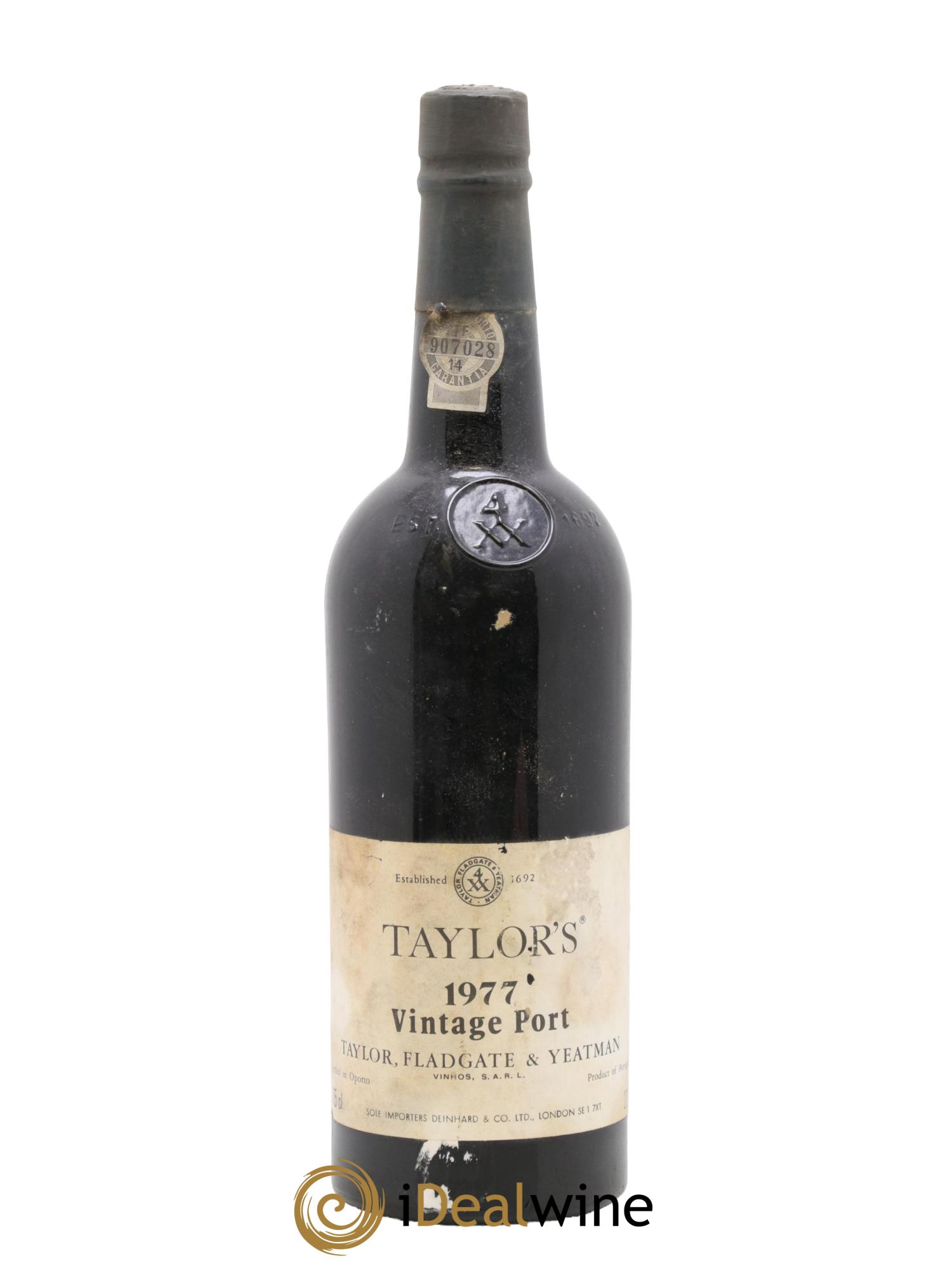 Porto Taylor's Vintage 1977 - Lot de 1 bouteille - 0