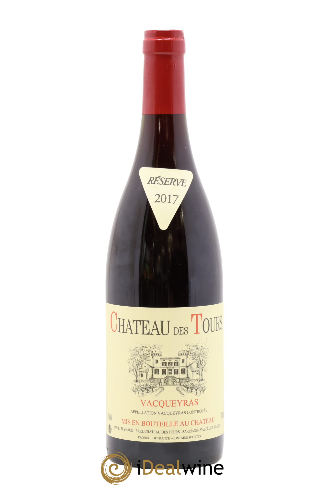 Vacqueyras Château des Tours Emmanuel Reynaud 2017 - Lot de 1 bouteille - 0