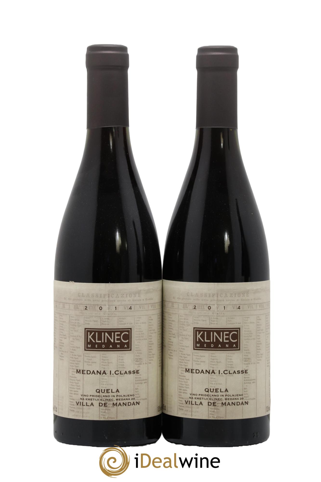Divers Slovénie Klinec Quela Villa de Mandan 2014 - Lot de 2 bouteilles - 0