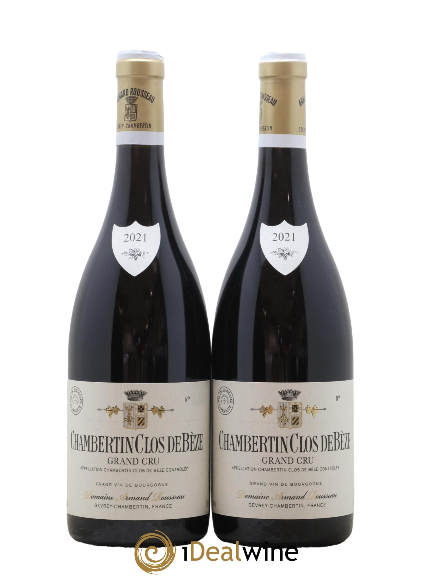 Chambertin Clos de Bèze Grand Cru Armand Rousseau (Domaine) 2021 - Lot de 2 bouteilles - 0