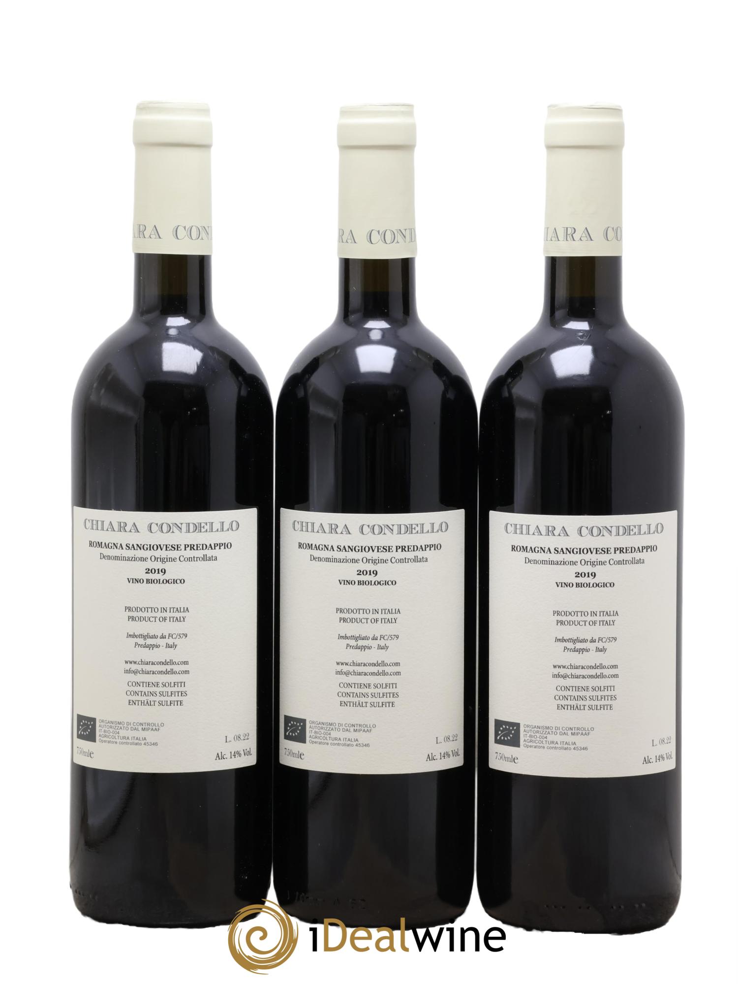 Sangiovese di Romagna Predappio DOC Chiara Condello 2019 - Lot of 3 bottles - 1