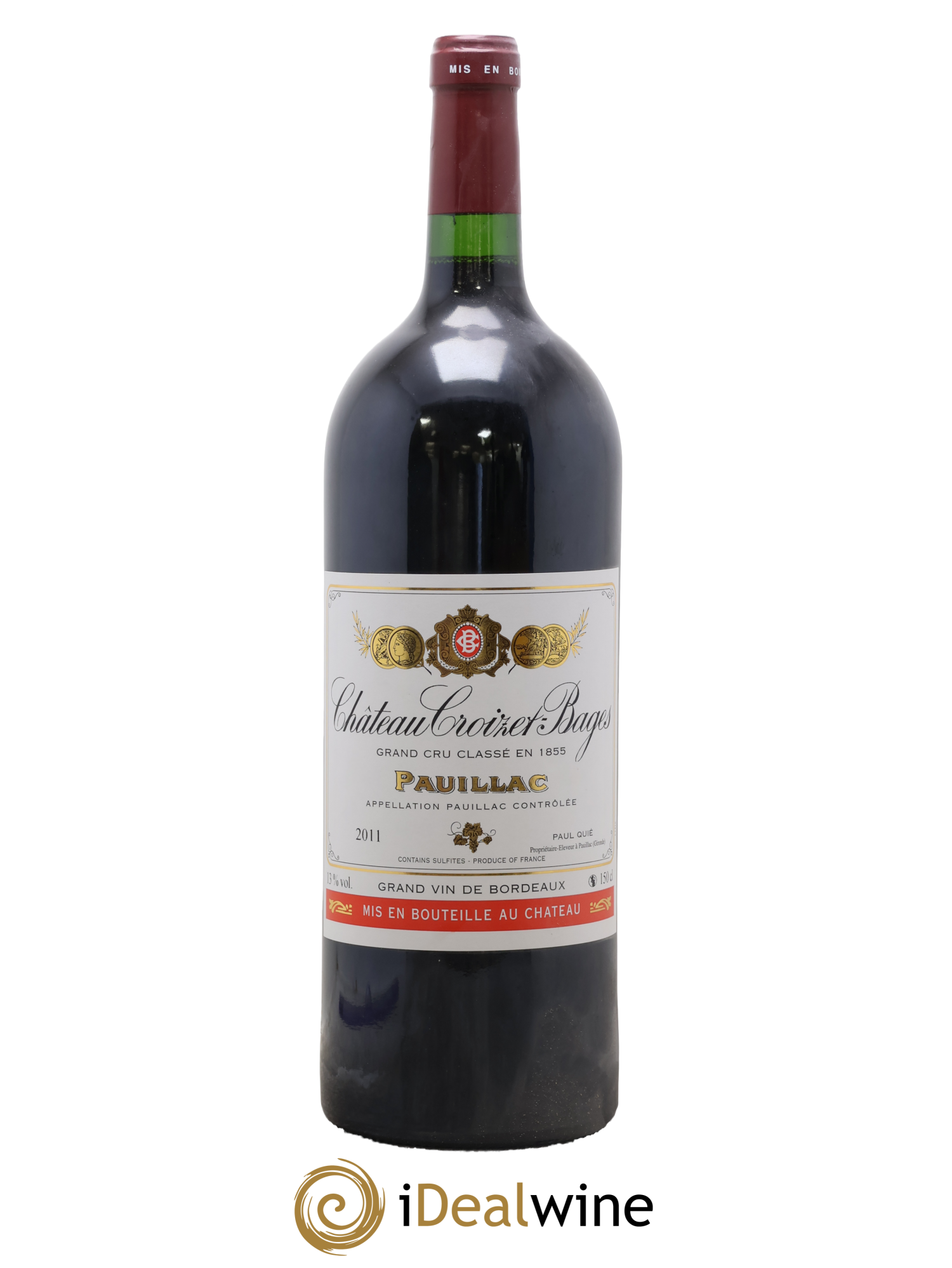 Château Croizet Bages 5ème Grand Cru Classé 2011 - Lotto di 1 magnum - 0