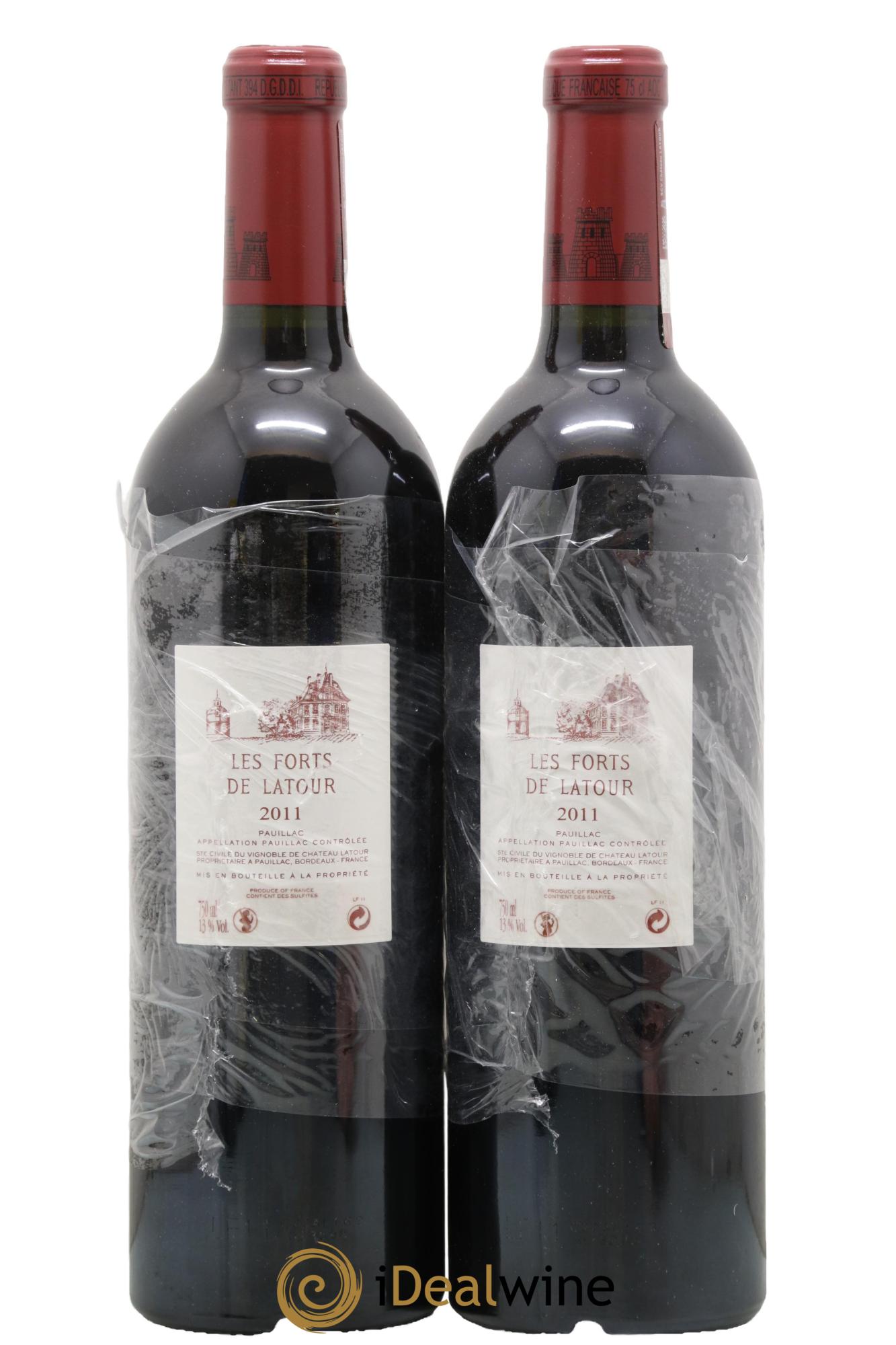 Les Forts de Latour Second Vin 2011 - Lot of 2 bottles - 1