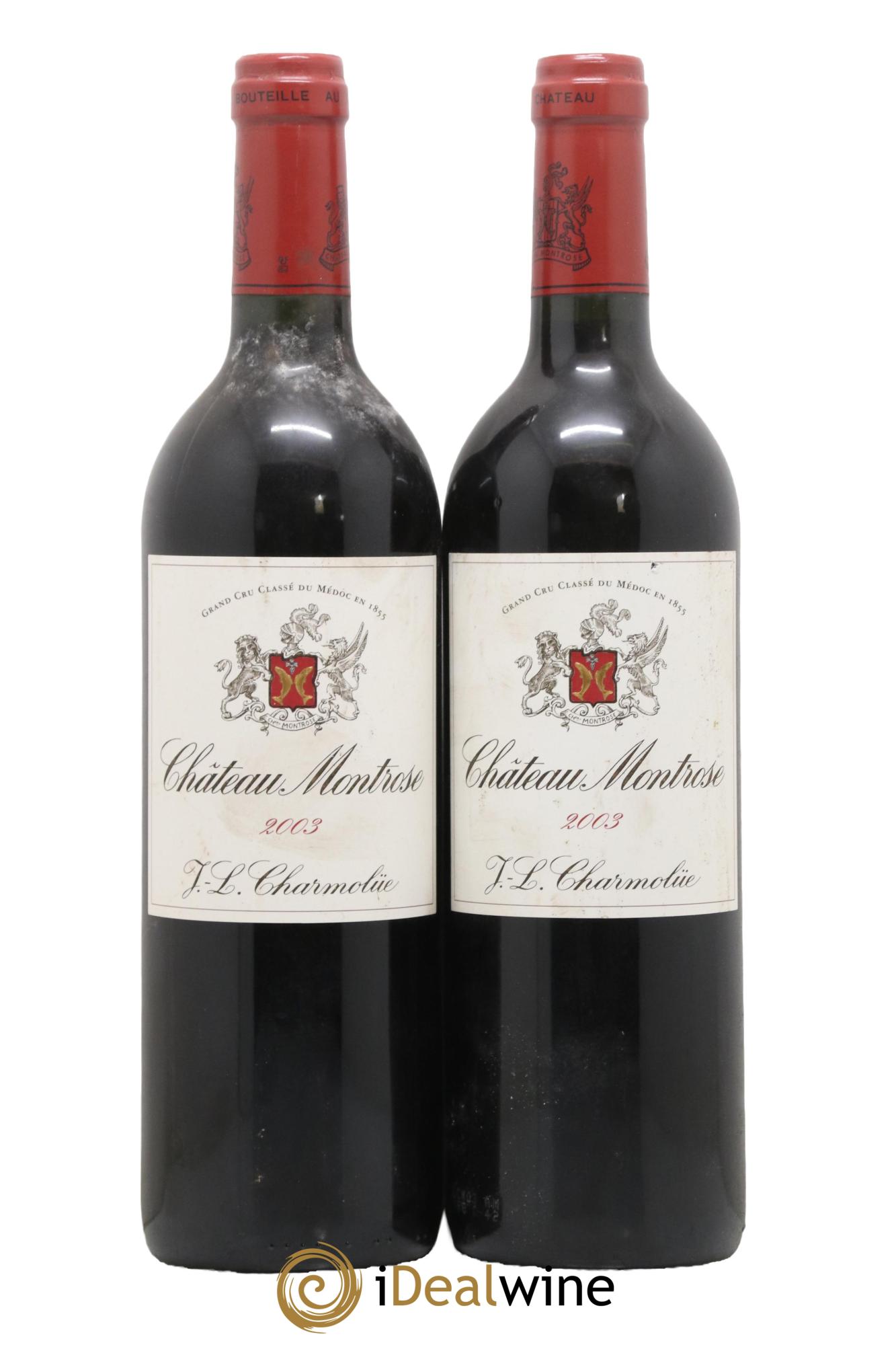 Château Montrose 2ème Grand Cru Classé 2003 - Lot de 2 bouteilles - 0
