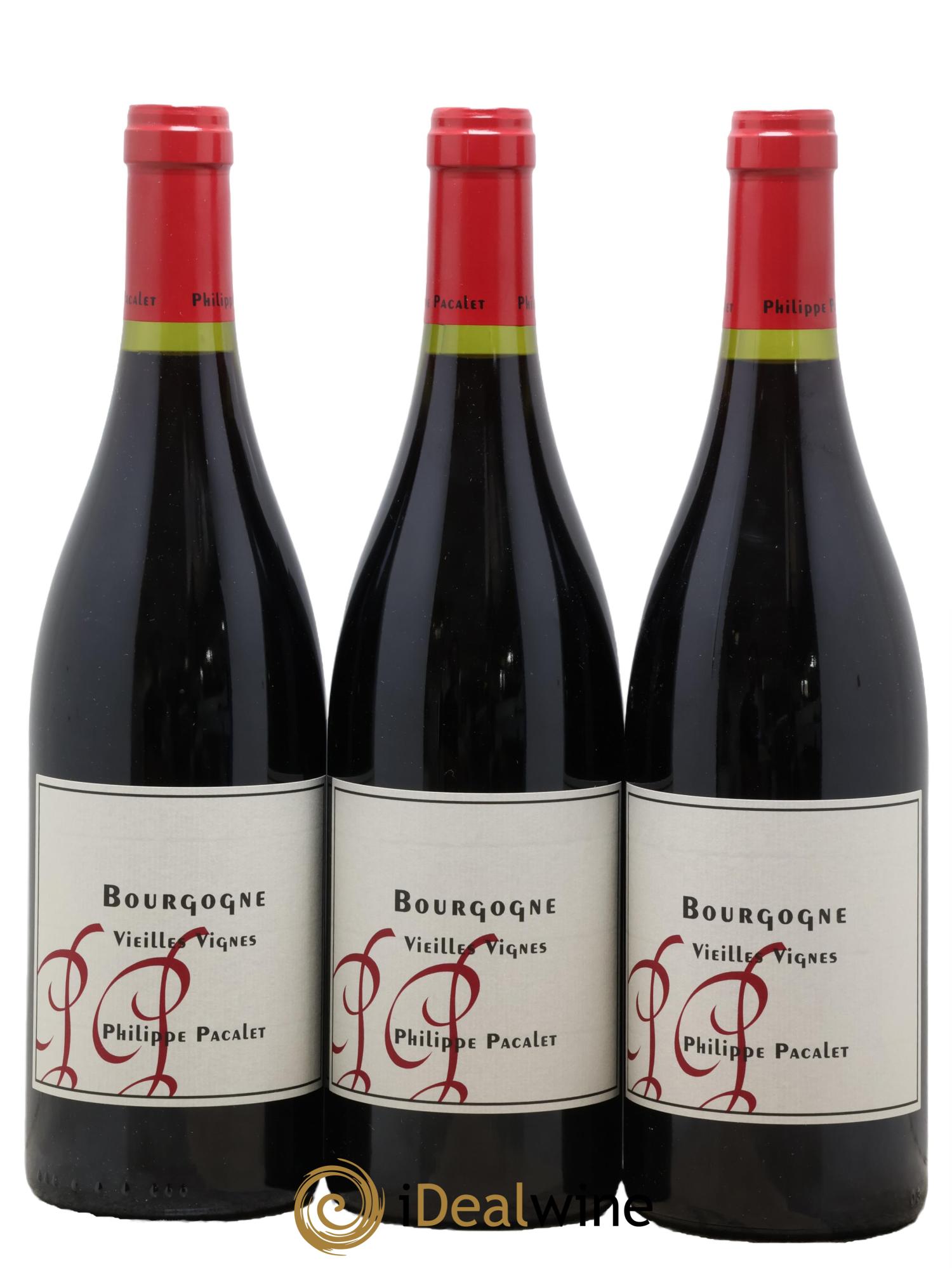 Bourgogne Pinot Noir Vieilles Vignes Philippe Pacalet 2020 - Lotto di 3 bottiglie - 0
