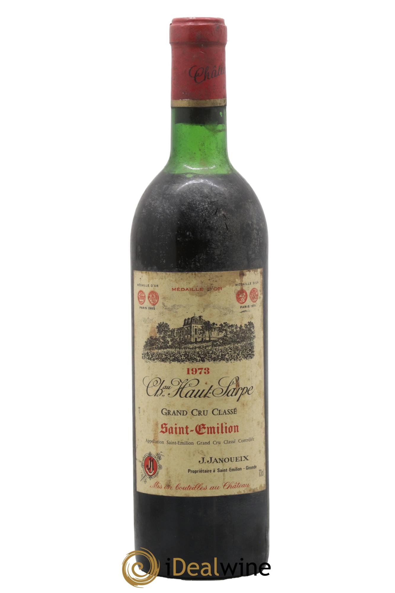 Château Haut Sarpe Grand Cru Classé 1973 - Lot de 1 bouteille - 0