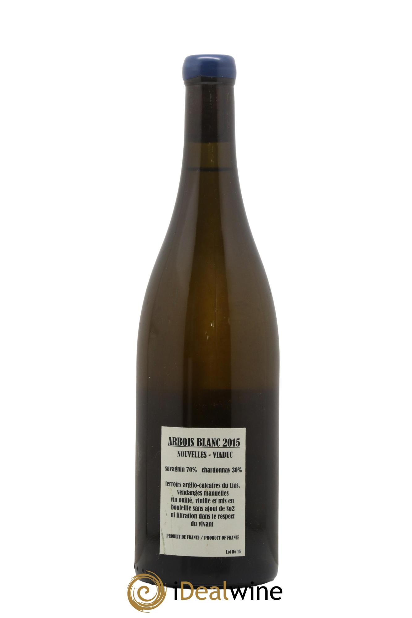 Arbois Savagnin Chardonnay Nouvelles-Viaduc Adeline Houillon & Renaud Bruyère 2015 - Lot of 1 bottle - 1