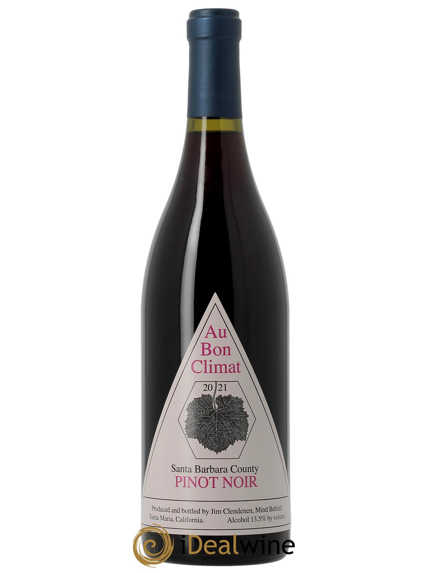 Santa Barbara County Pinot noir Au Bon Climat 2021 - Lot of 1 bottle - 0