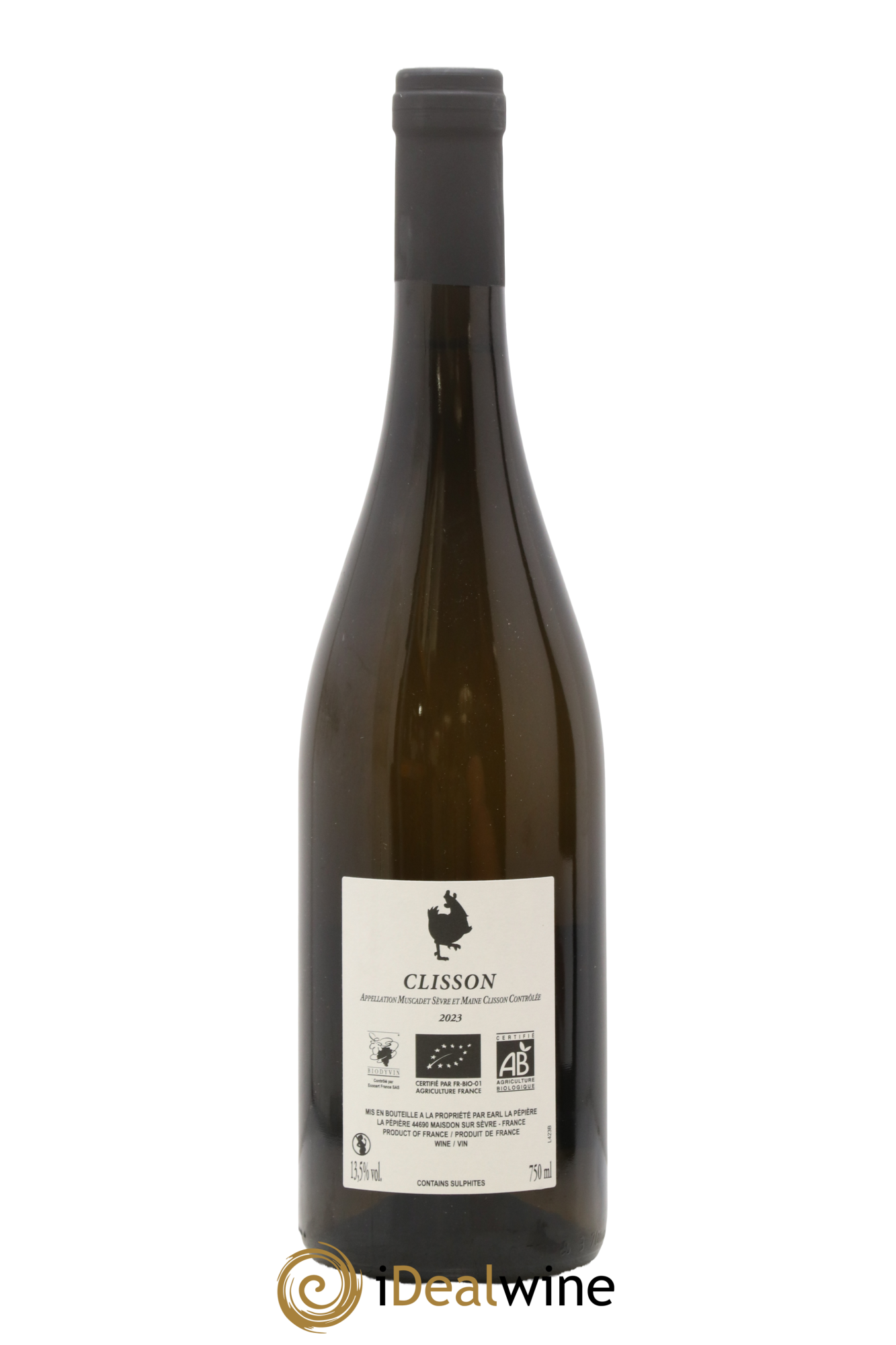 Muscadet-Sèvre-et-Maine Clisson Domaine de la Pepiere 2023 - Lot de 1 bouteille - 1