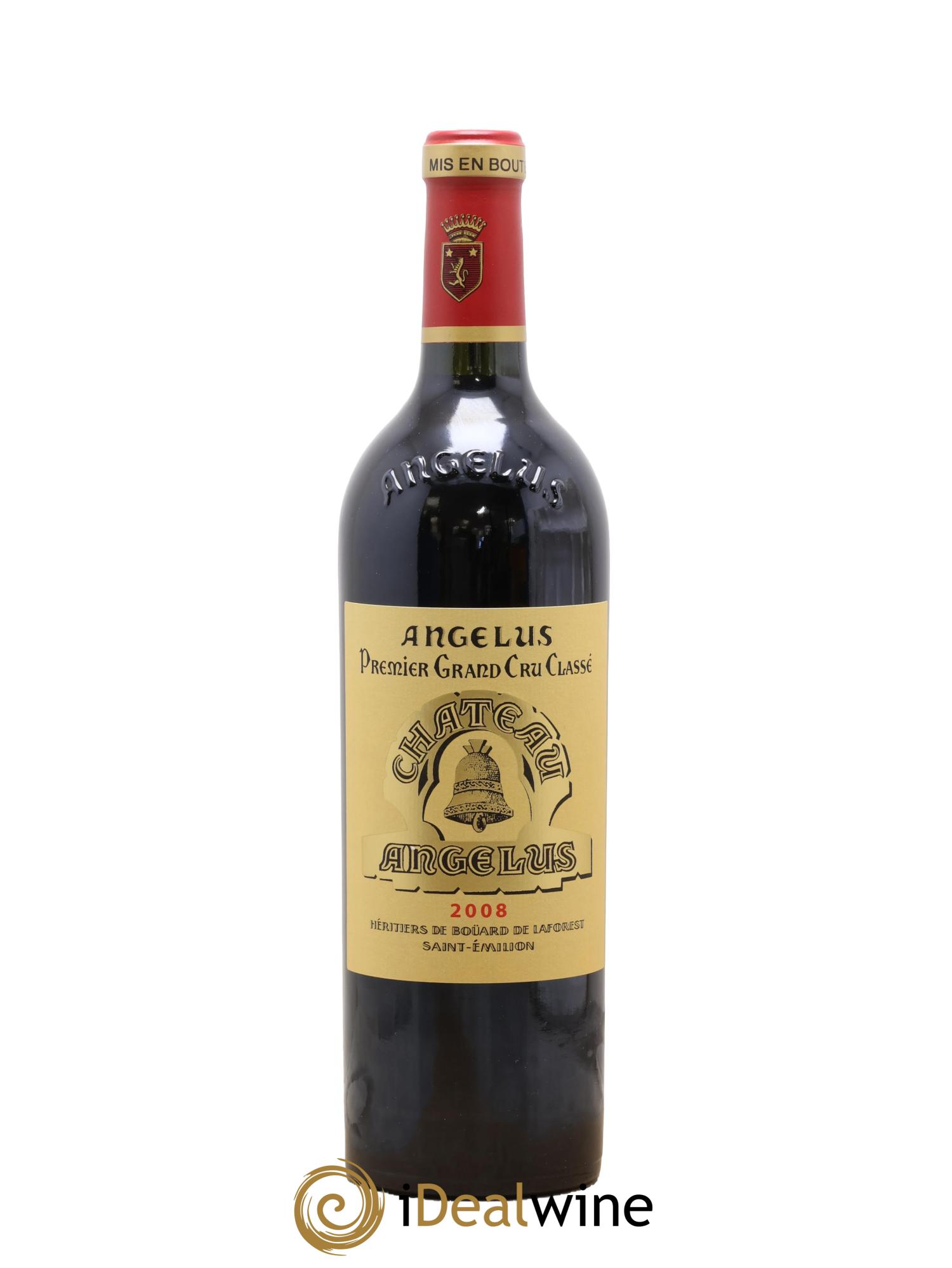 Château Angélus 1er Grand Cru Classé A 2008 - Lot of 1 bottle - 0
