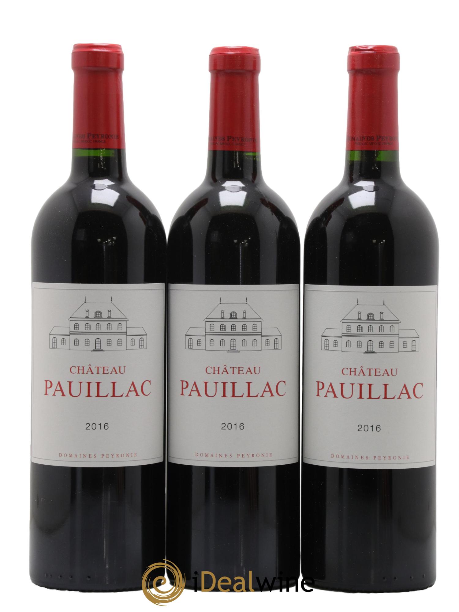 Pauillac Domaine Peyronie 2016 - Lot de 3 bouteilles - 0