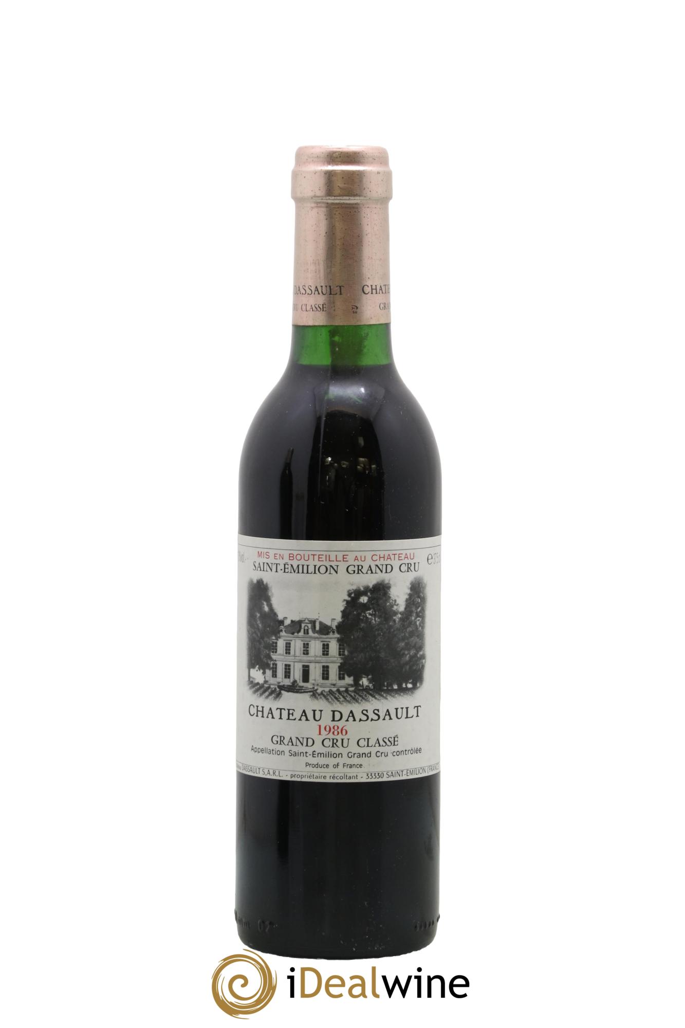 Château Dassault Grand Cru Classé 1986 - Lot of 1 half-bottle - 0