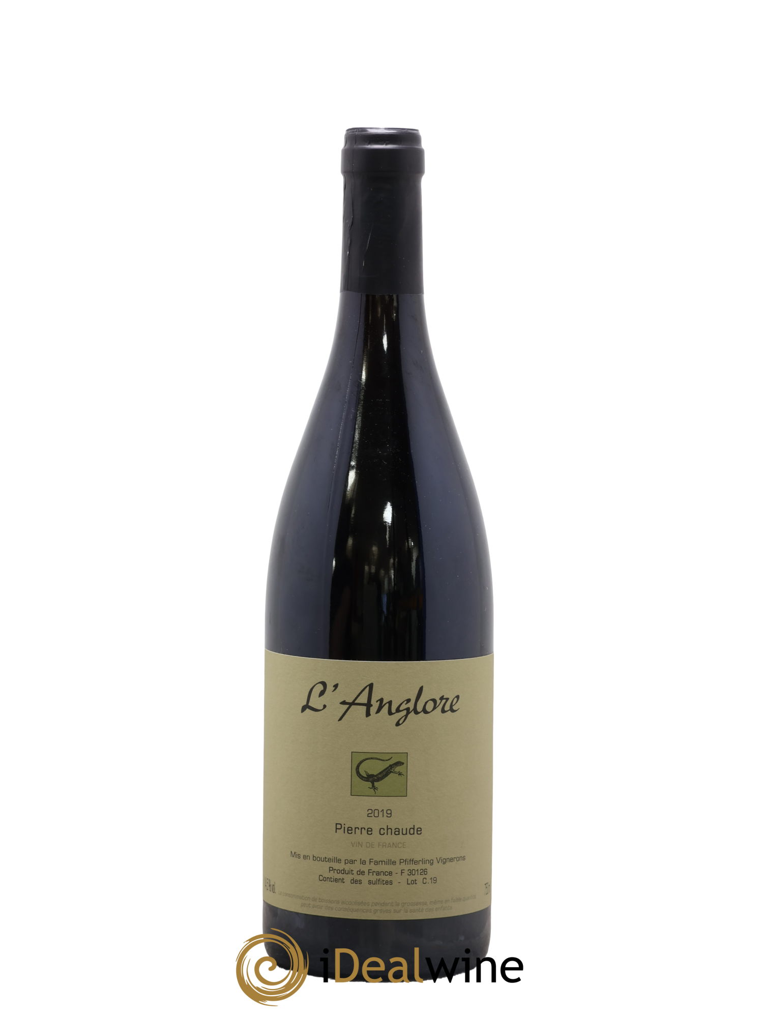 Vin de France Pierre chaude L'Anglore 2019 - Lotto di 1 bottiglia - 0