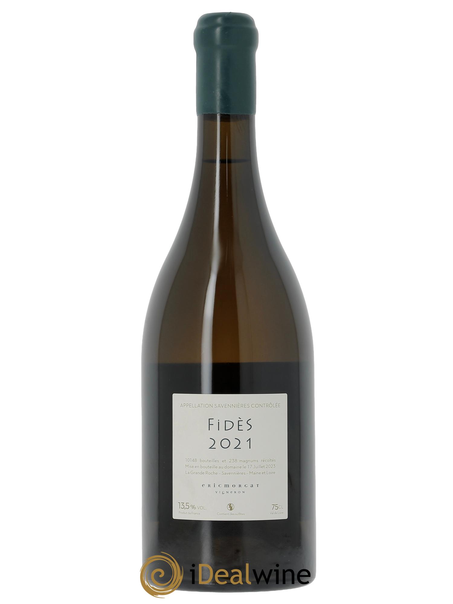 Savennières Fidès Eric Morgat 2021 - Lot de 1 bouteille - 1