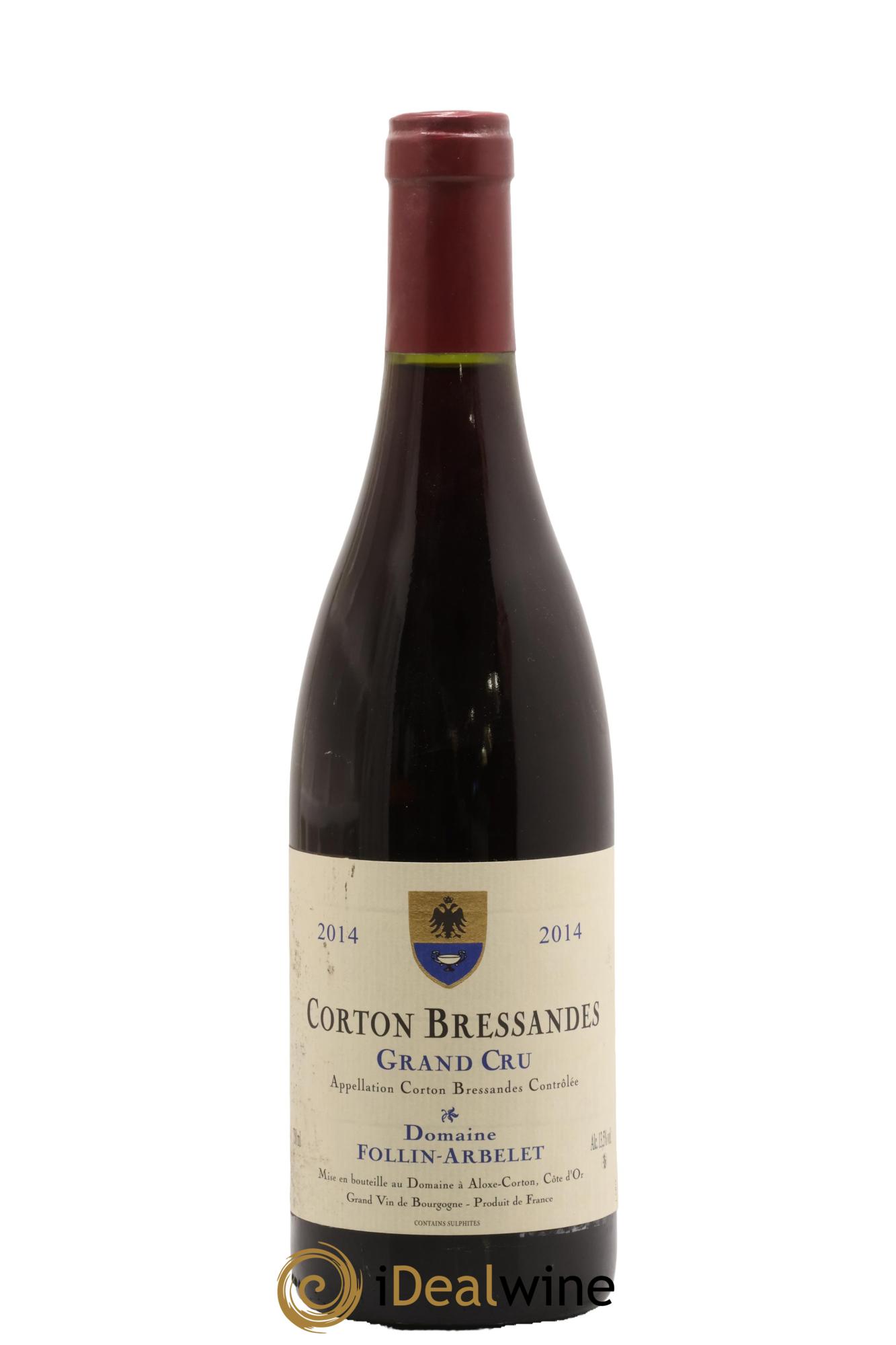 Corton Grand Cru Bressandes Follin-Arbelet (Domaine) 2014 - Lot de 1 bouteille - 0