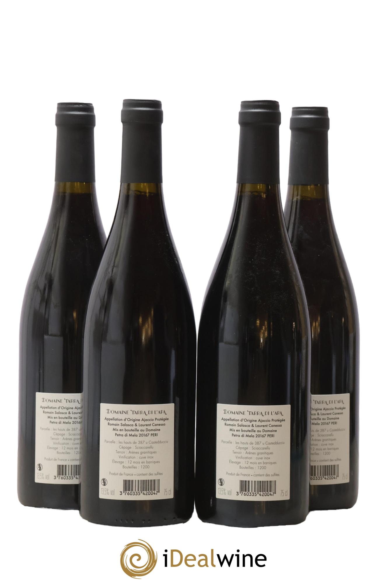 Ajaccio Regina Tarra di L'Apa 2019 - Posten von 4 Flaschen - 1