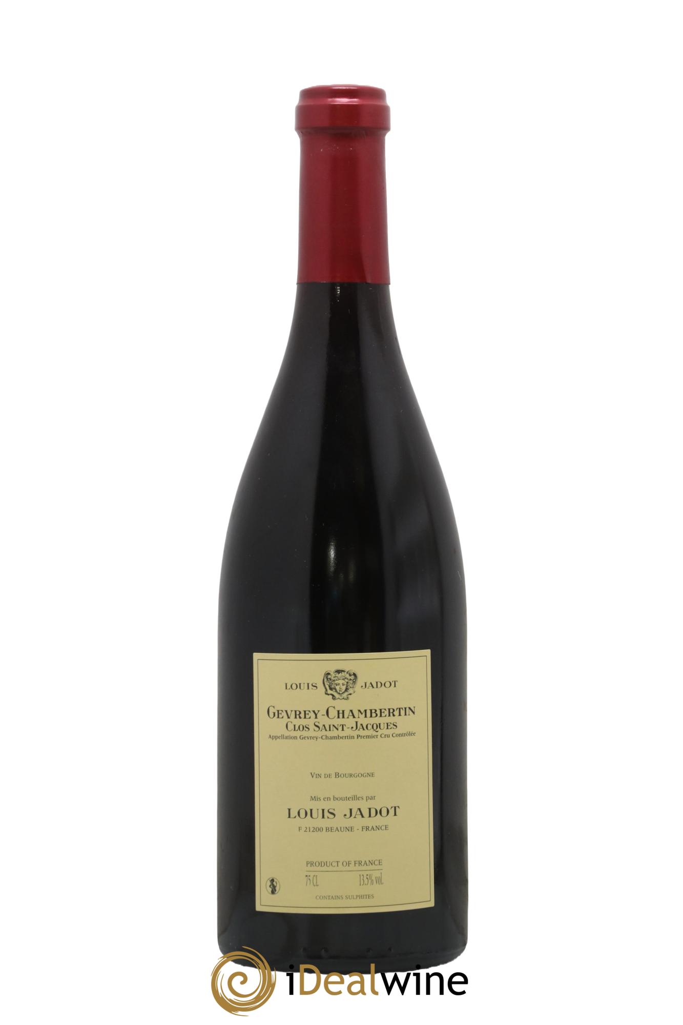 Gevrey-Chambertin 1er Cru Clos Saint Jacques Domaine Louis Jadot  2012 - Lot de 1 bouteille - 1