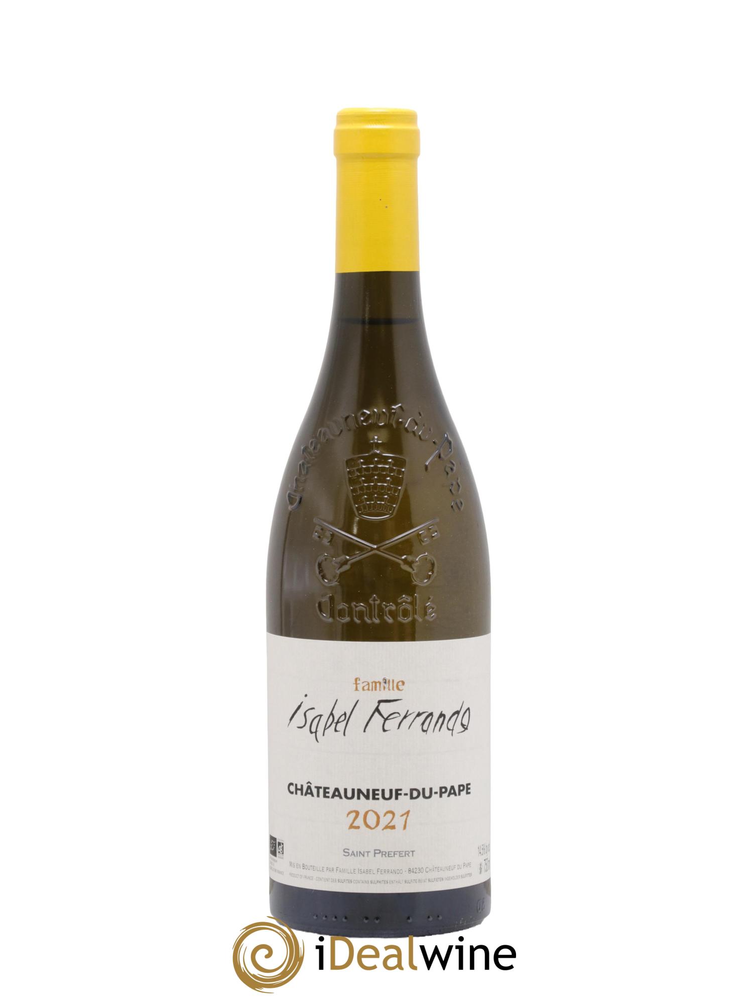 Châteauneuf-du-Pape Domaine de Saint Préfert Isabel Ferrando 2021 - Lot de 1 bouteille - 0