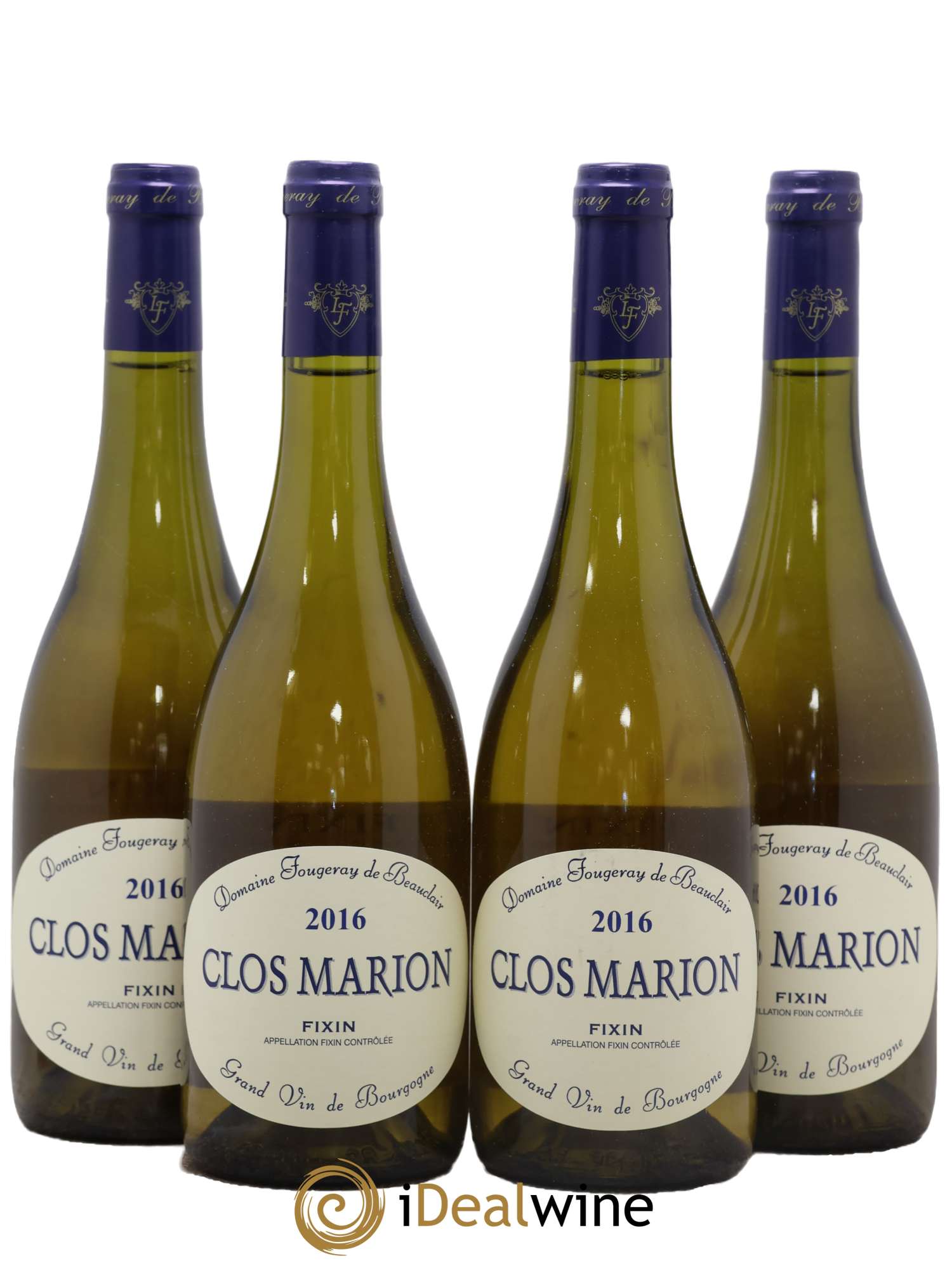 Fixin Clos Marion Fougeray de Beauclair 2016 - Lotto di 4 bottiglie - 0