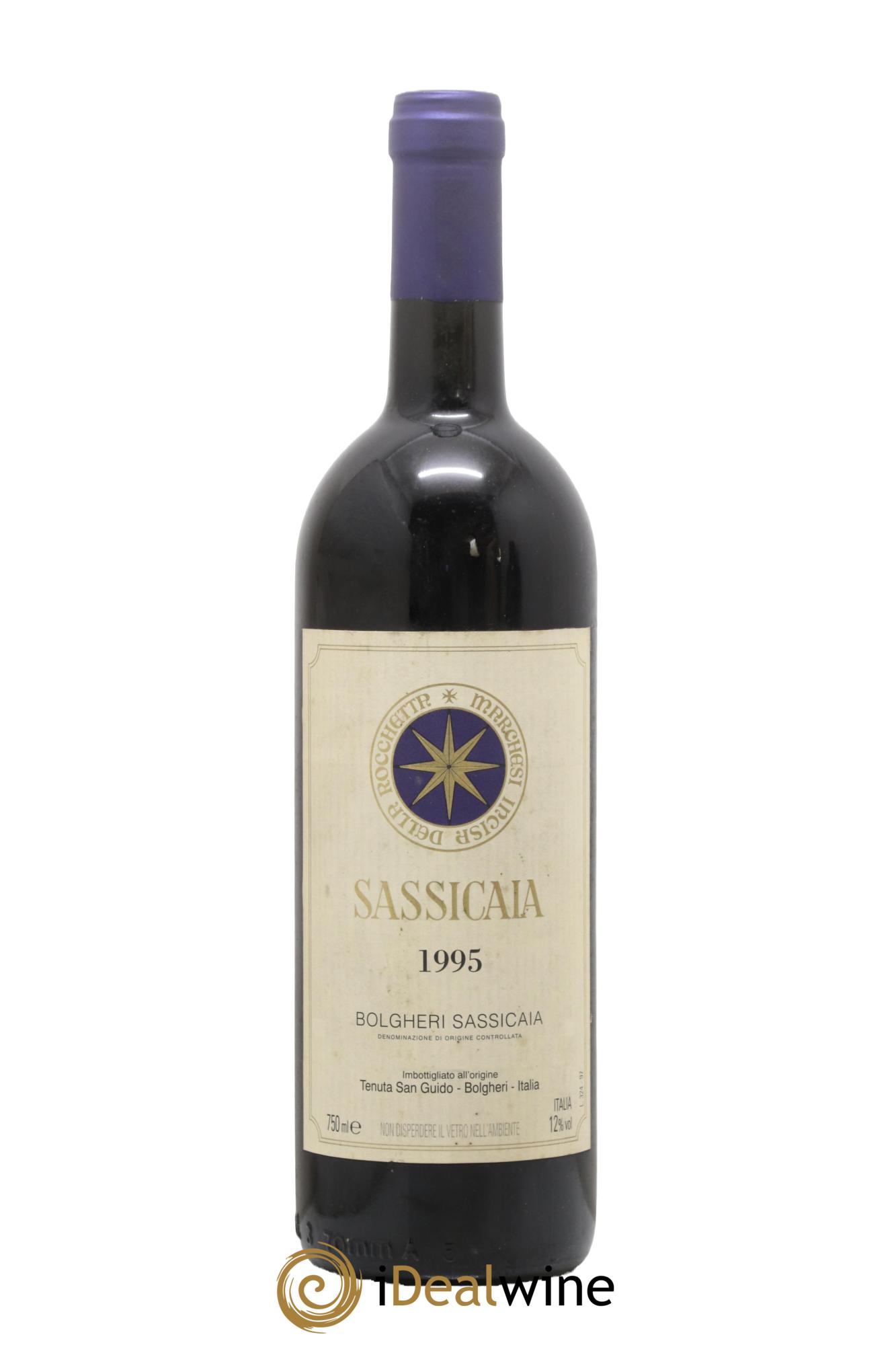 Bolgheri DOC Sassicaia Tenuta San Guido 1995 - Lotto di 1 bottiglia - 0